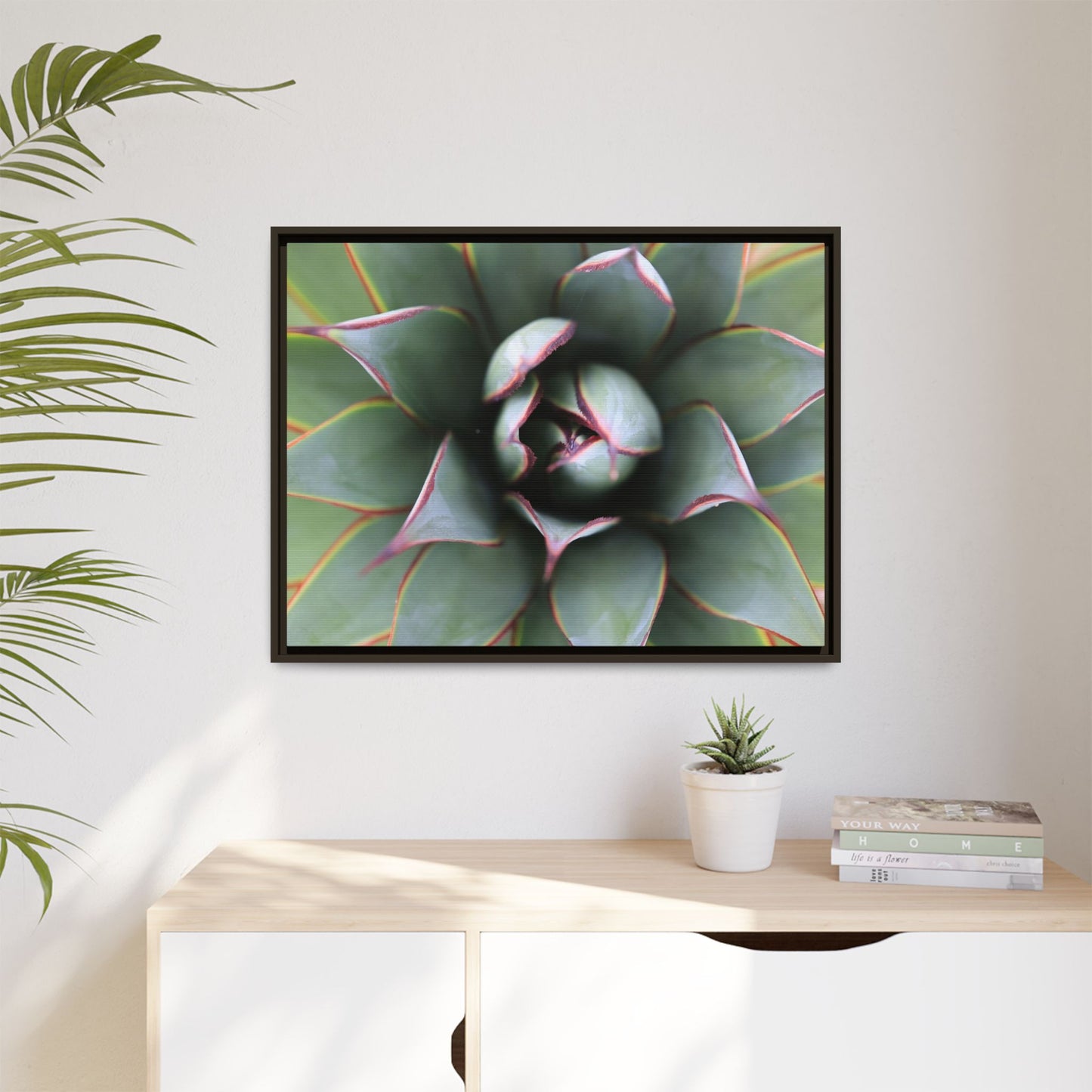 Spiky Elegance - Unique Stretched Canvas Wall Art