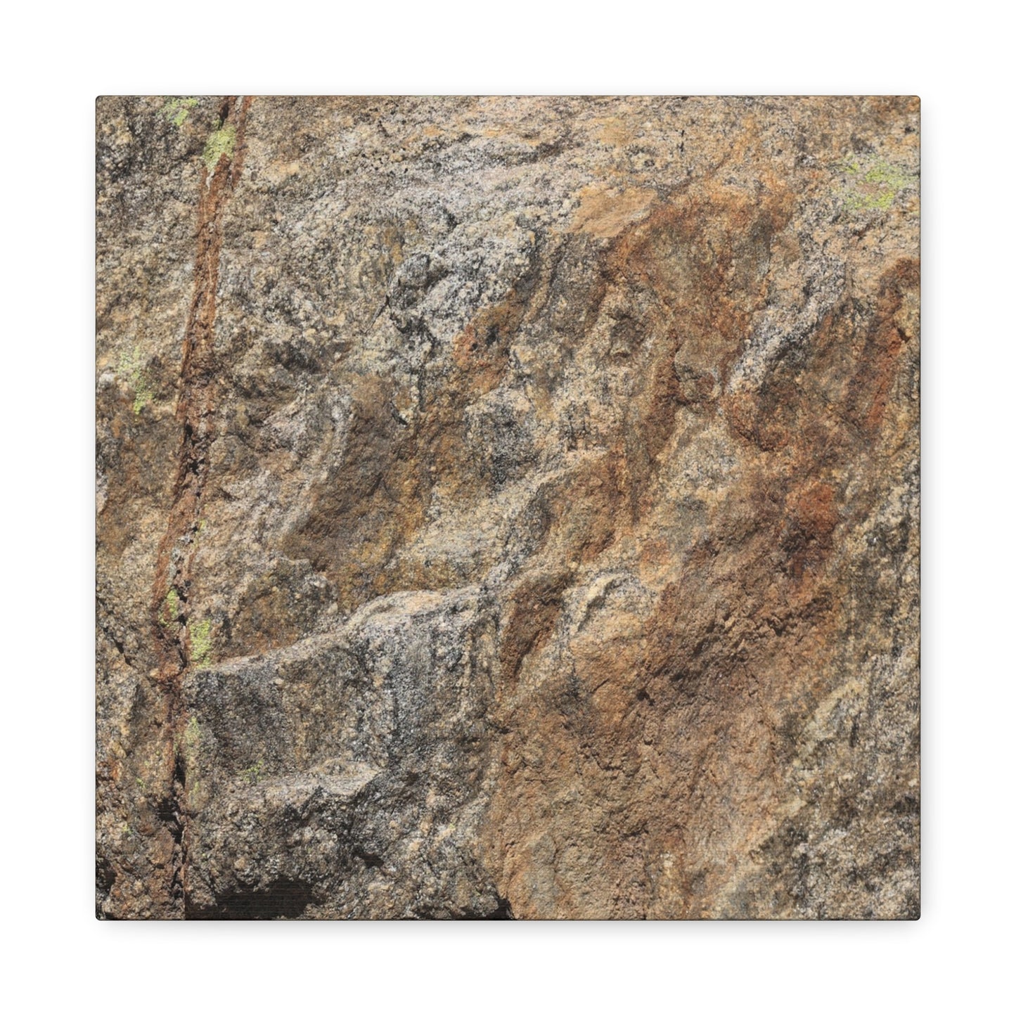 Erosion's Palette - Unique Frameless Canvas Wall Art