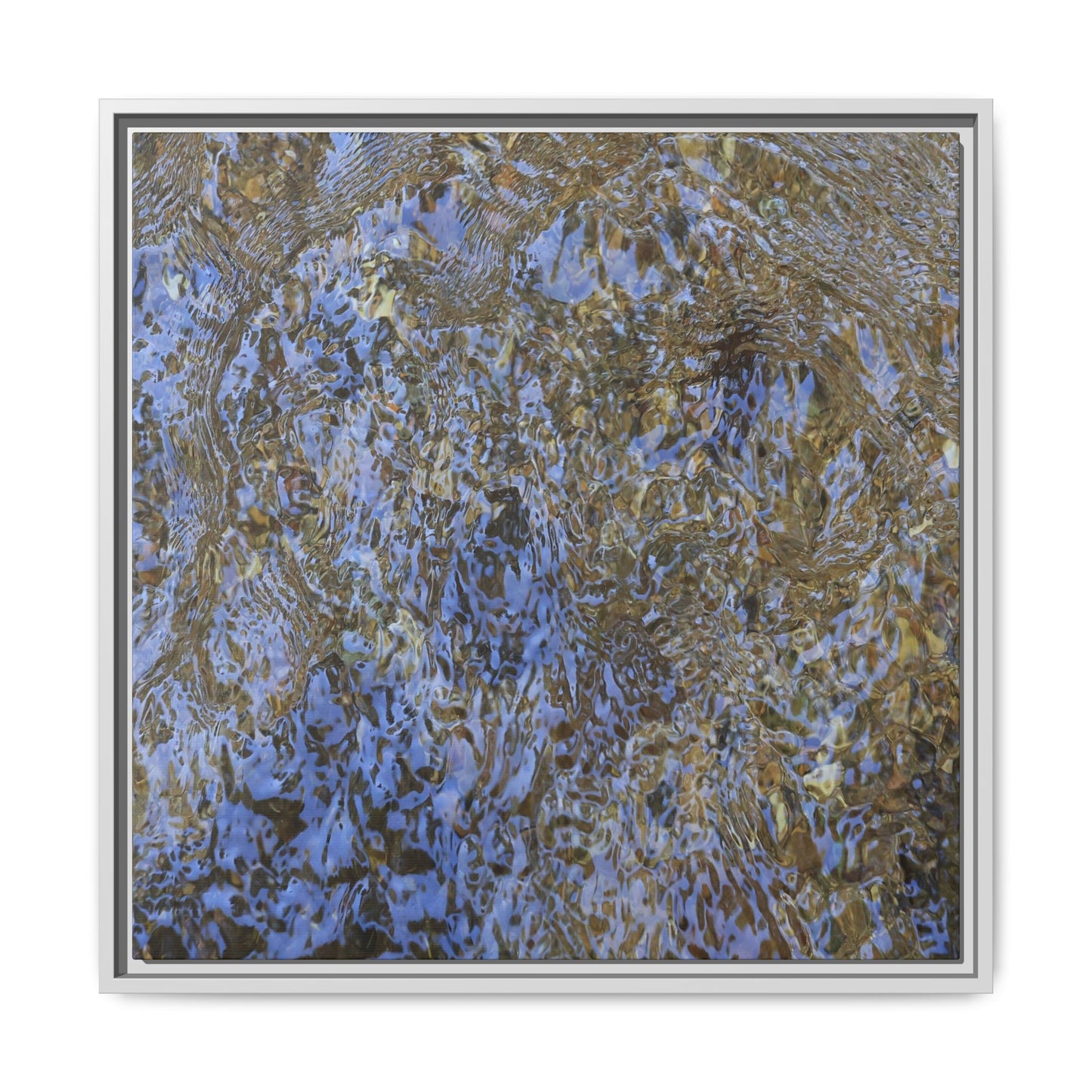 Aquatic Reflections - Unique Stretched Canvas Wall Art