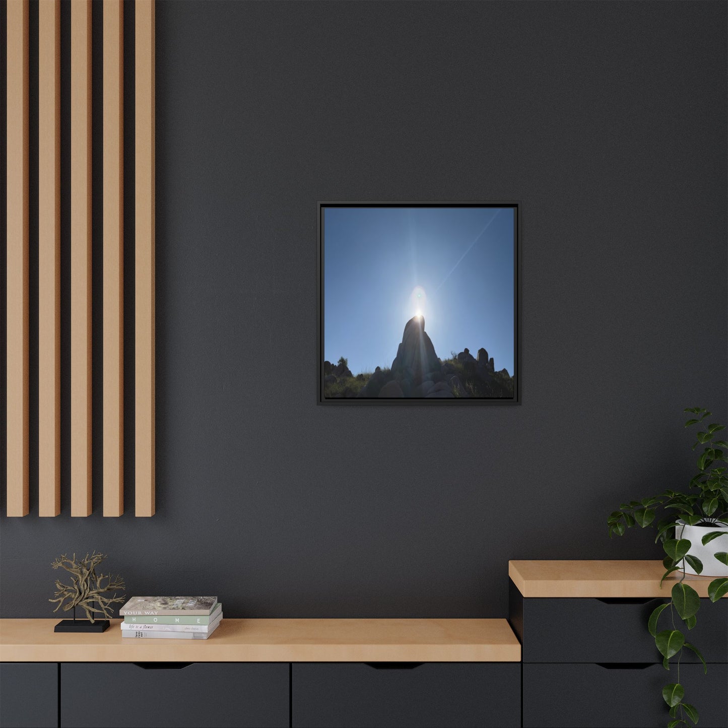 Sunburst - Unique Stretched Canvas Wall Art