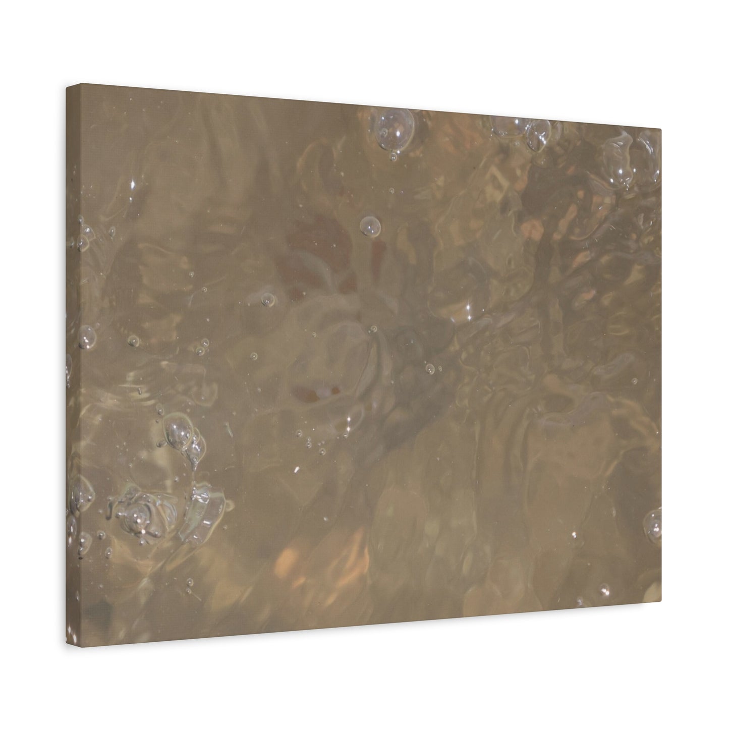 Echoes of Liquid Gold - Unique Frameless Canvas Wall Art