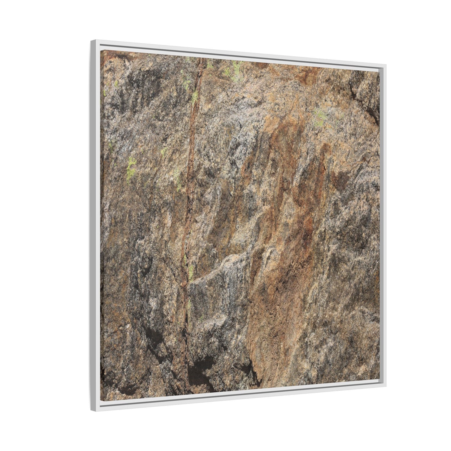Weathered Rock Formation - Unique Stretched Canvas Wall Art