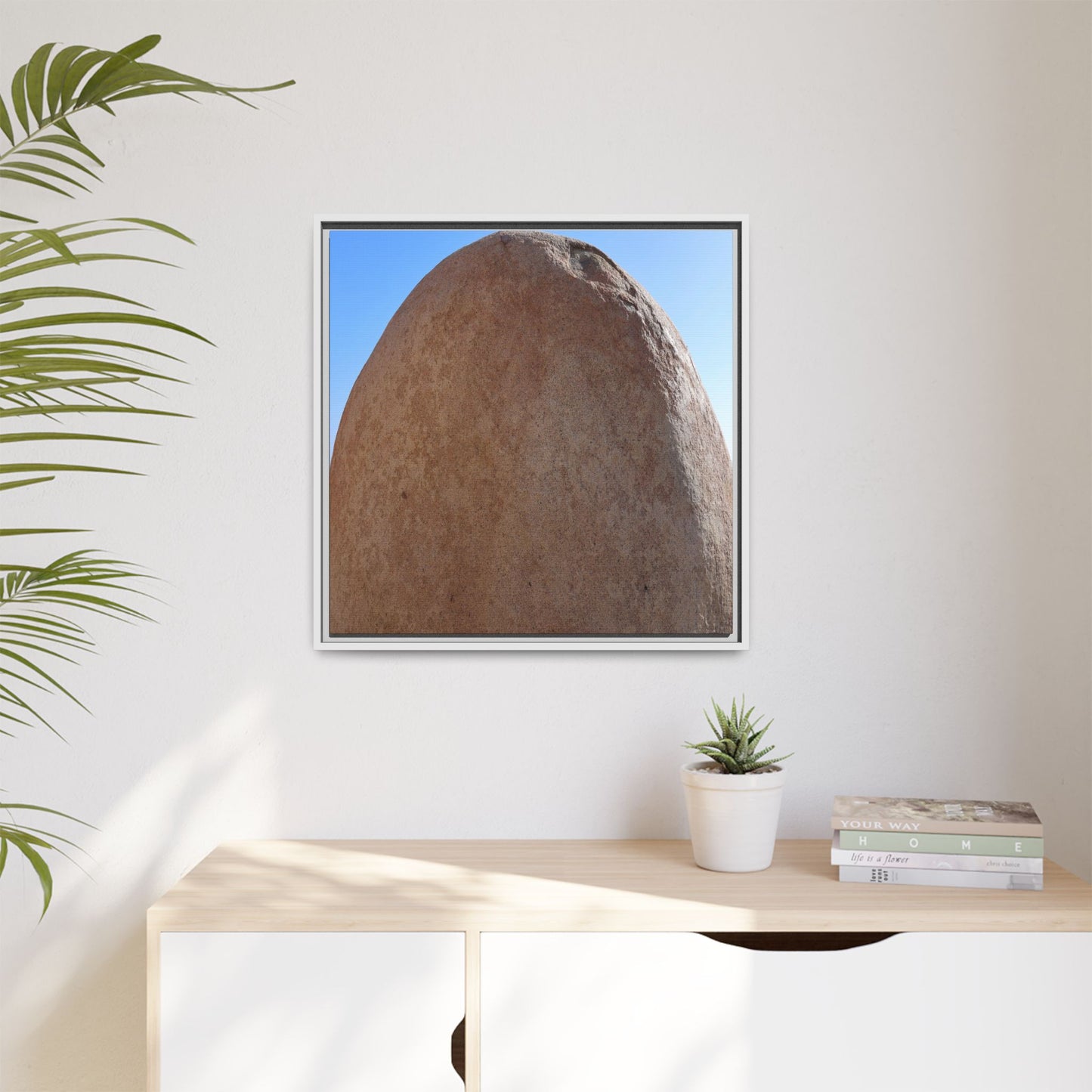 Stone Sphere - Unique Stretched Canvas Wall Art