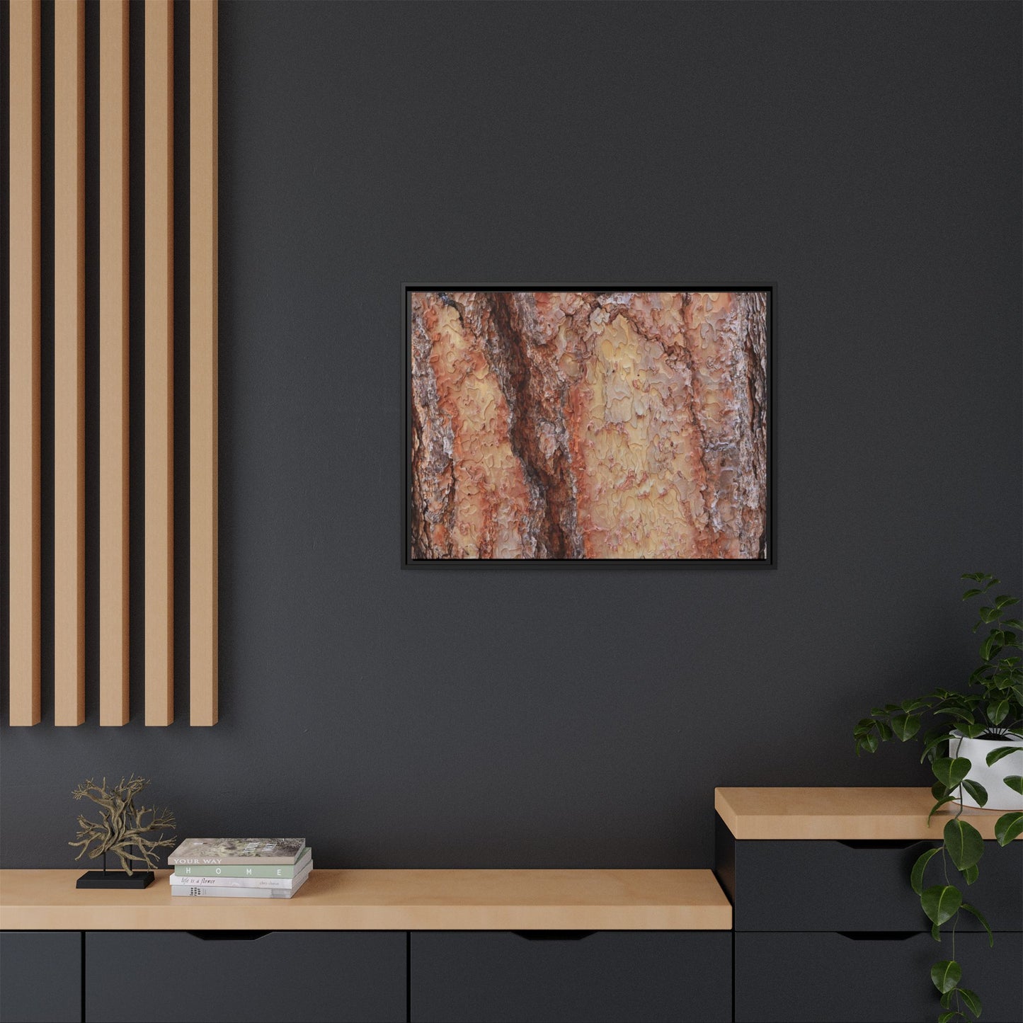 Rustic Rhythms - Unique Stretched Canvas Wall Art
