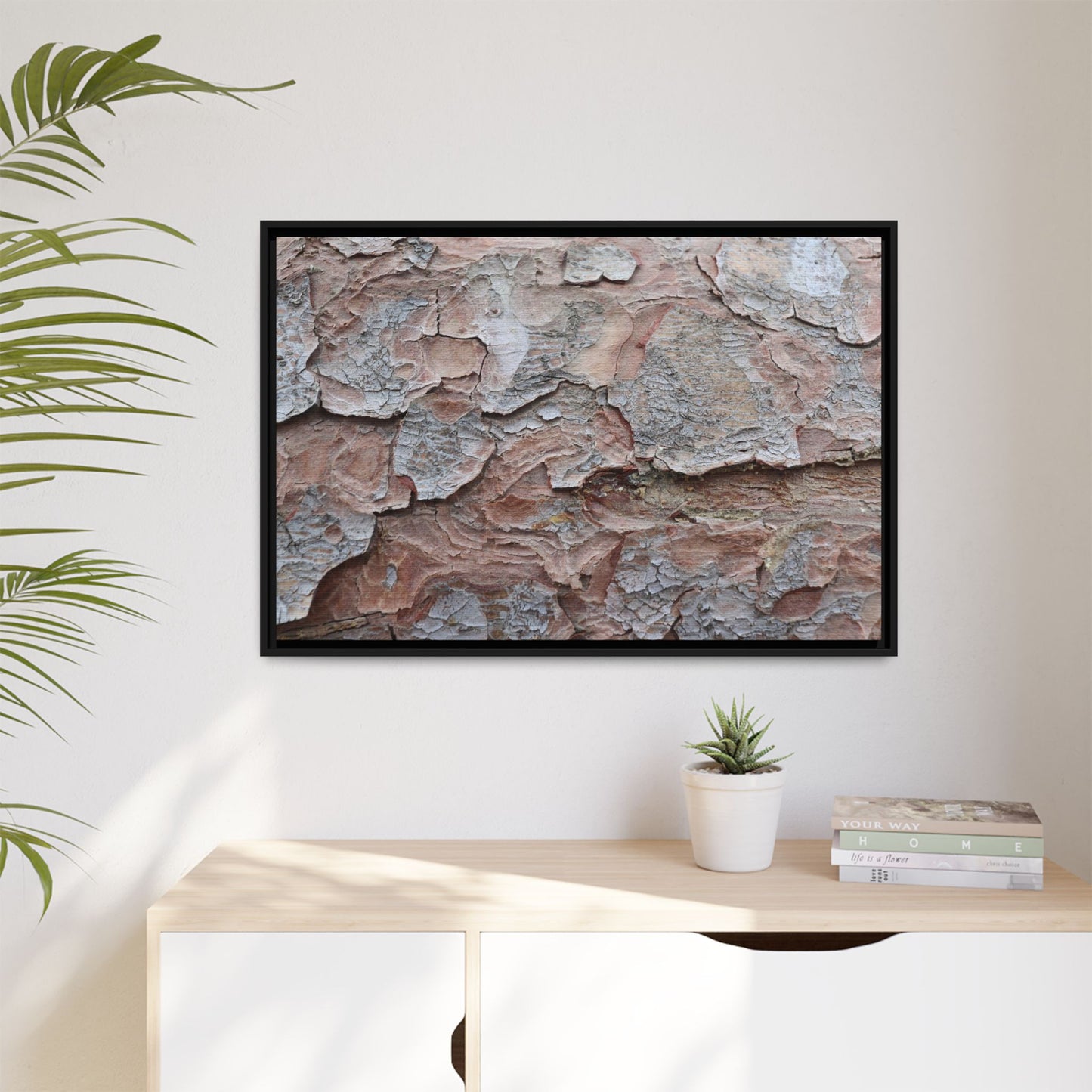 Flaking Serenity - Unique Stretched Canvas Wall Art