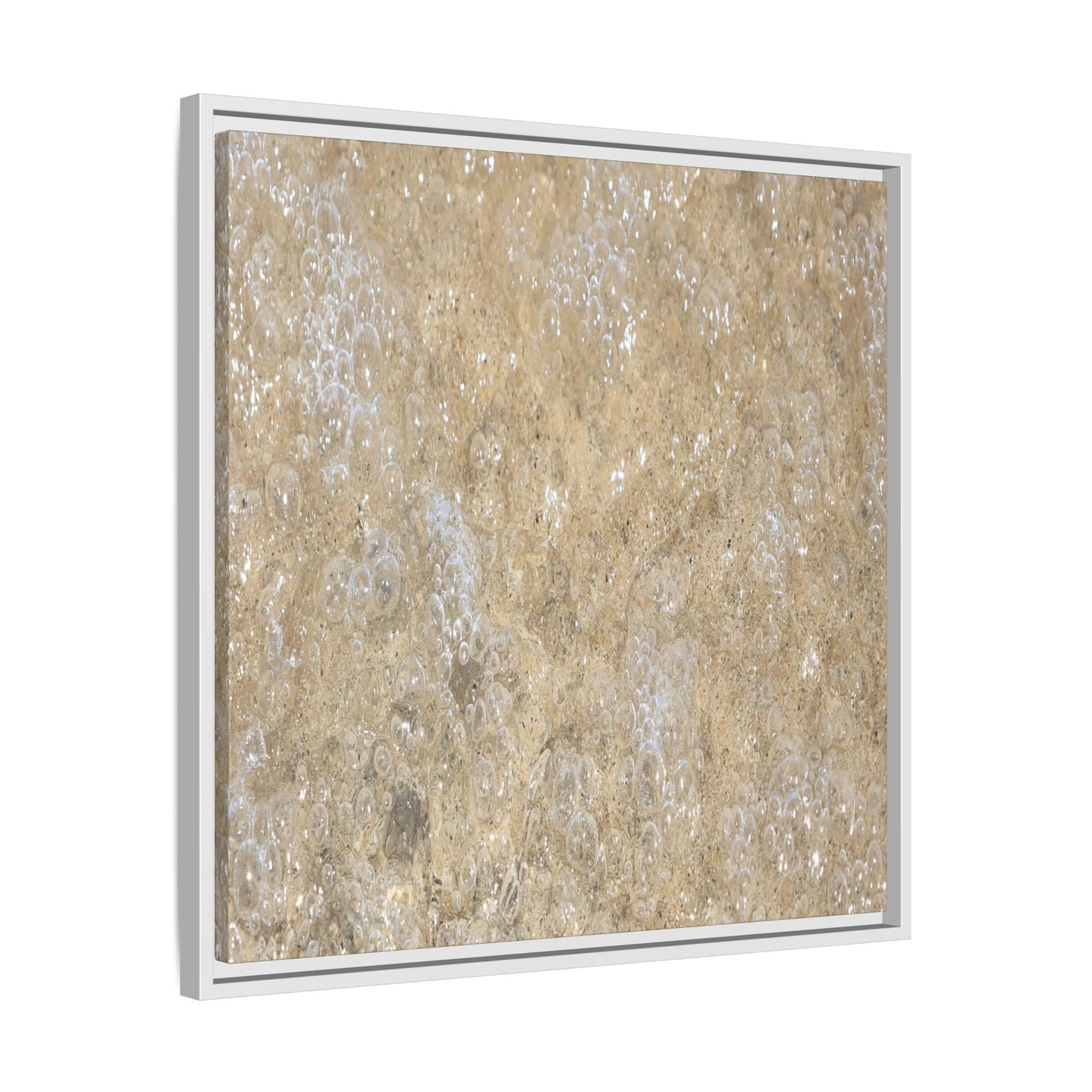 Bubbling Sand - Unique Stretched Canvas Wall Art