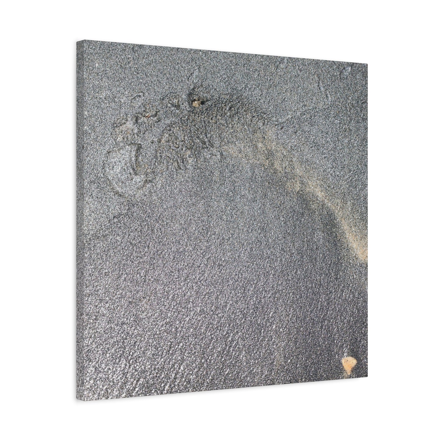 Ephemeral Whispers of Granite - Unique Frameless Canvas Wall Art