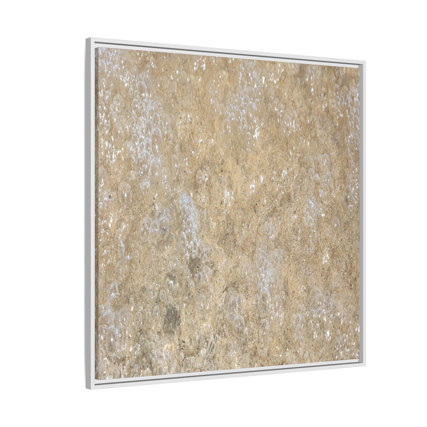 Bubbling Sand - Unique Stretched Canvas Wall Art