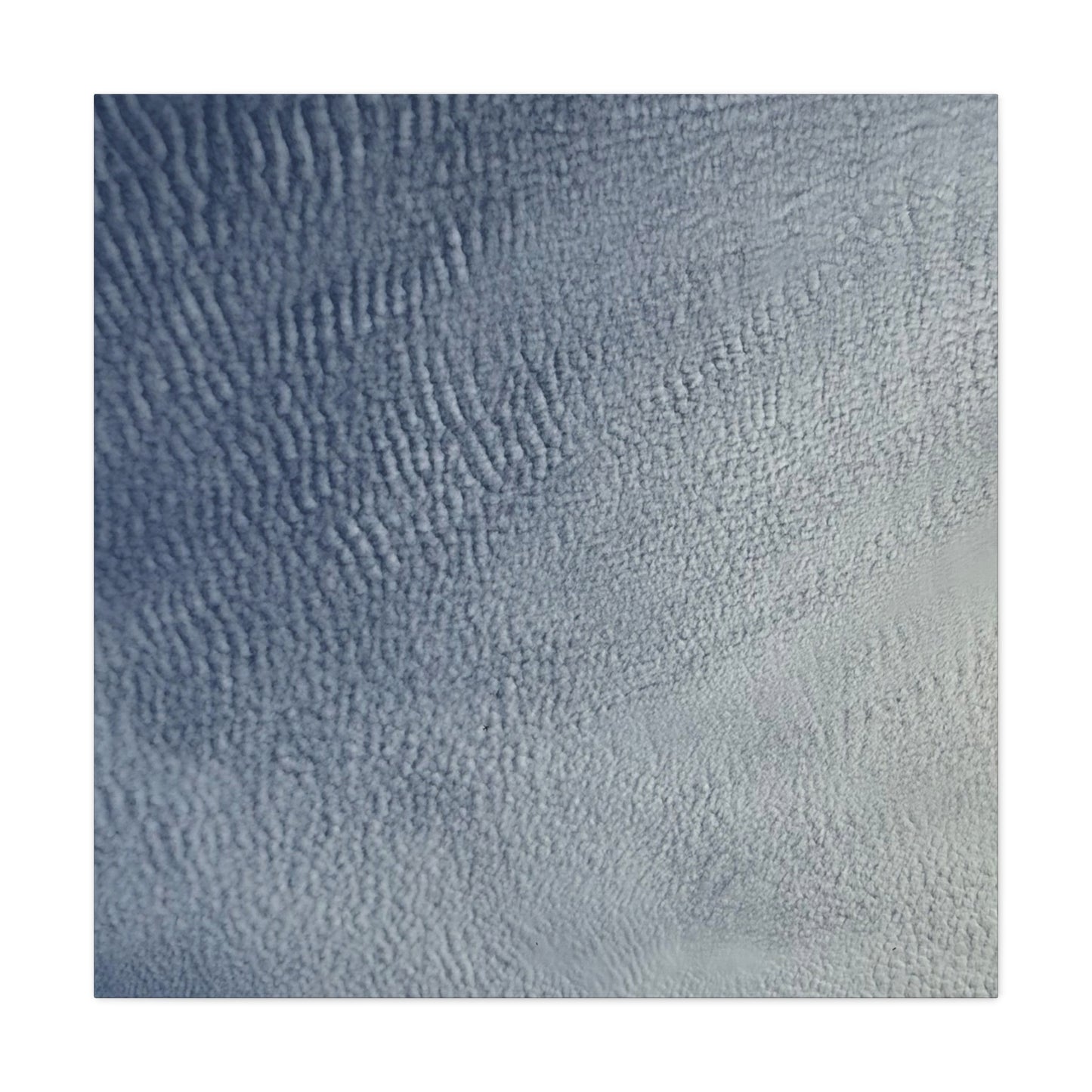 Undulating Whispers of Cerulean - Unique Frameless Canvas Wall Art