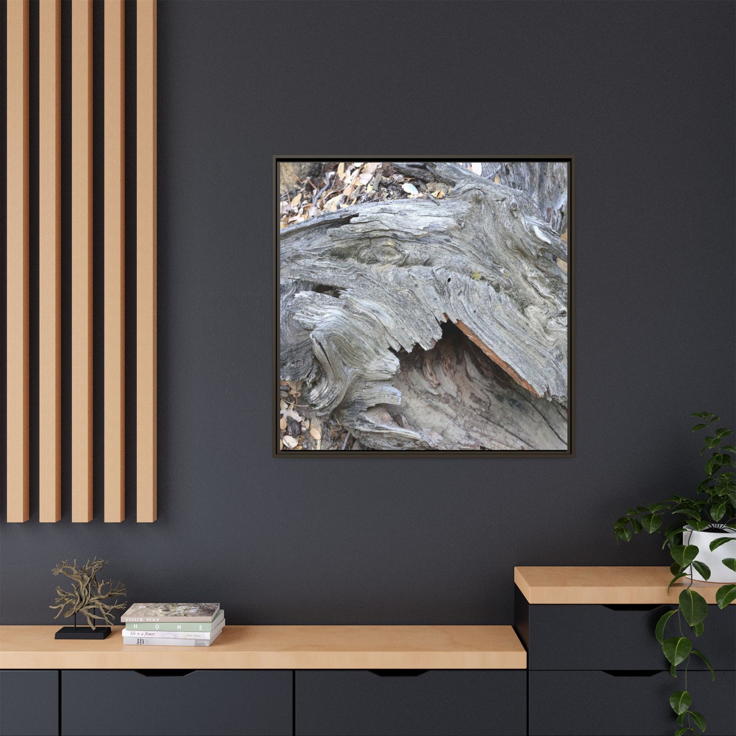 Driftwood Dreams - Unique Stretched Canvas Wall Art