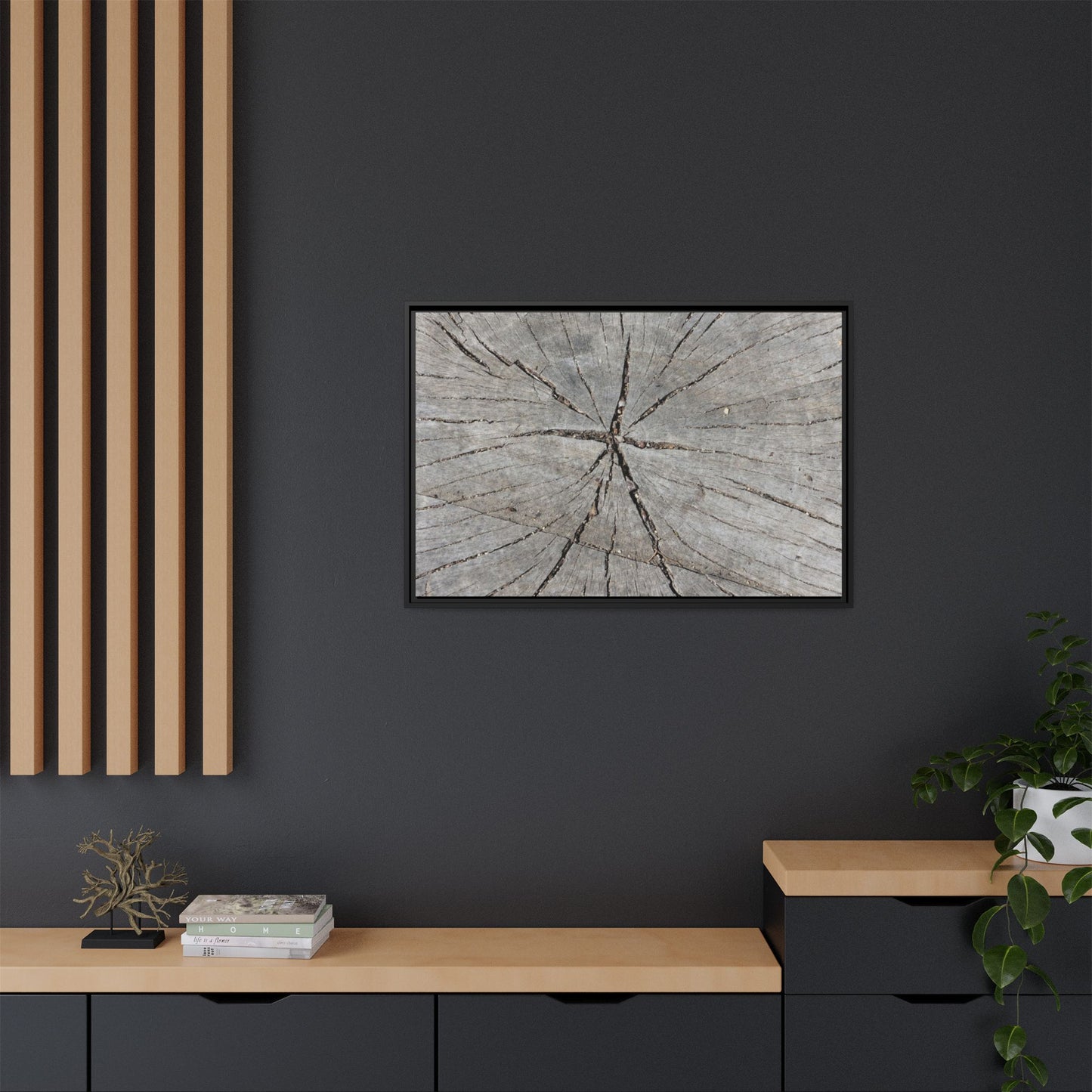 Fractured Memories - Unique Stretched Canvas Wall Art