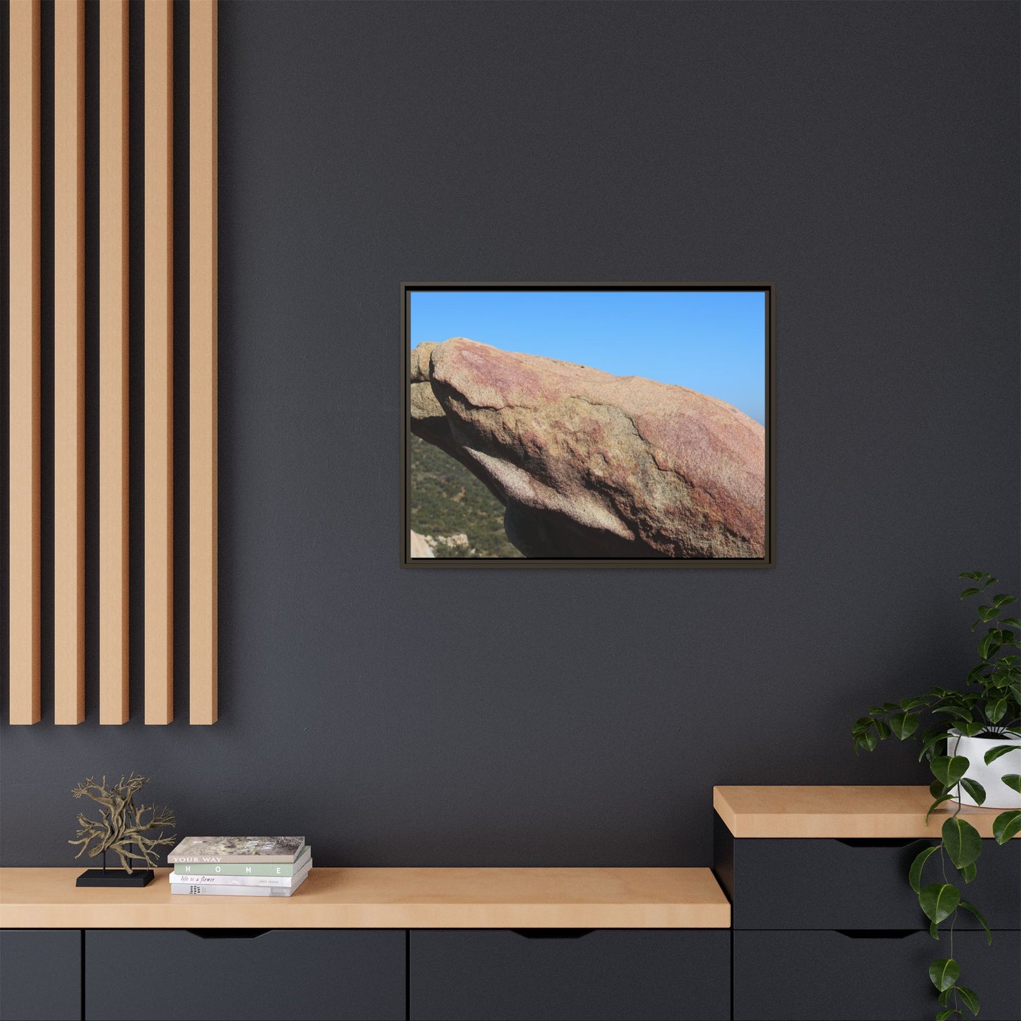Sleeping Stone - Unique Stretched Canvas Wall Art