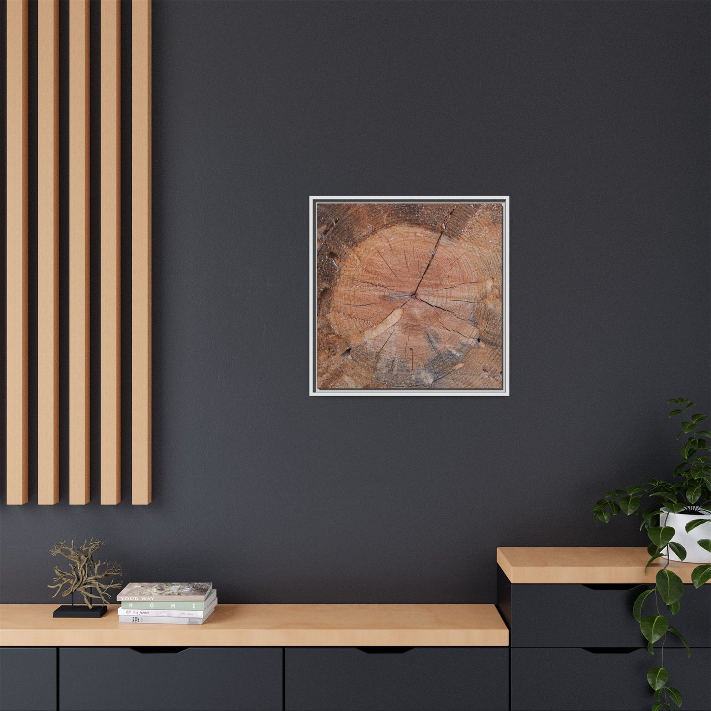 Concentric Memories - Unique Stretched Canvas Wall Art