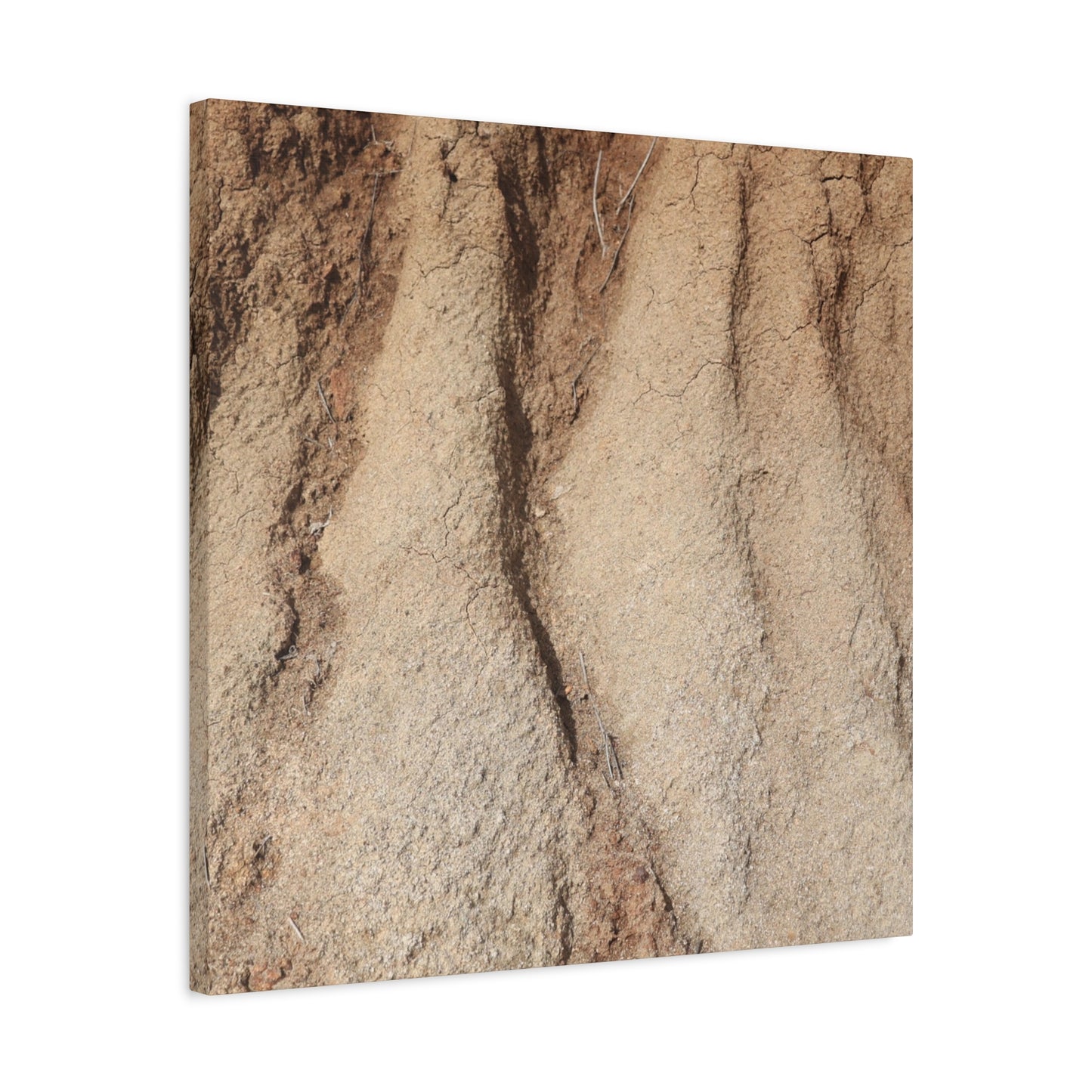 Weathered Earth - Unique Frameless Canvas Wall Art