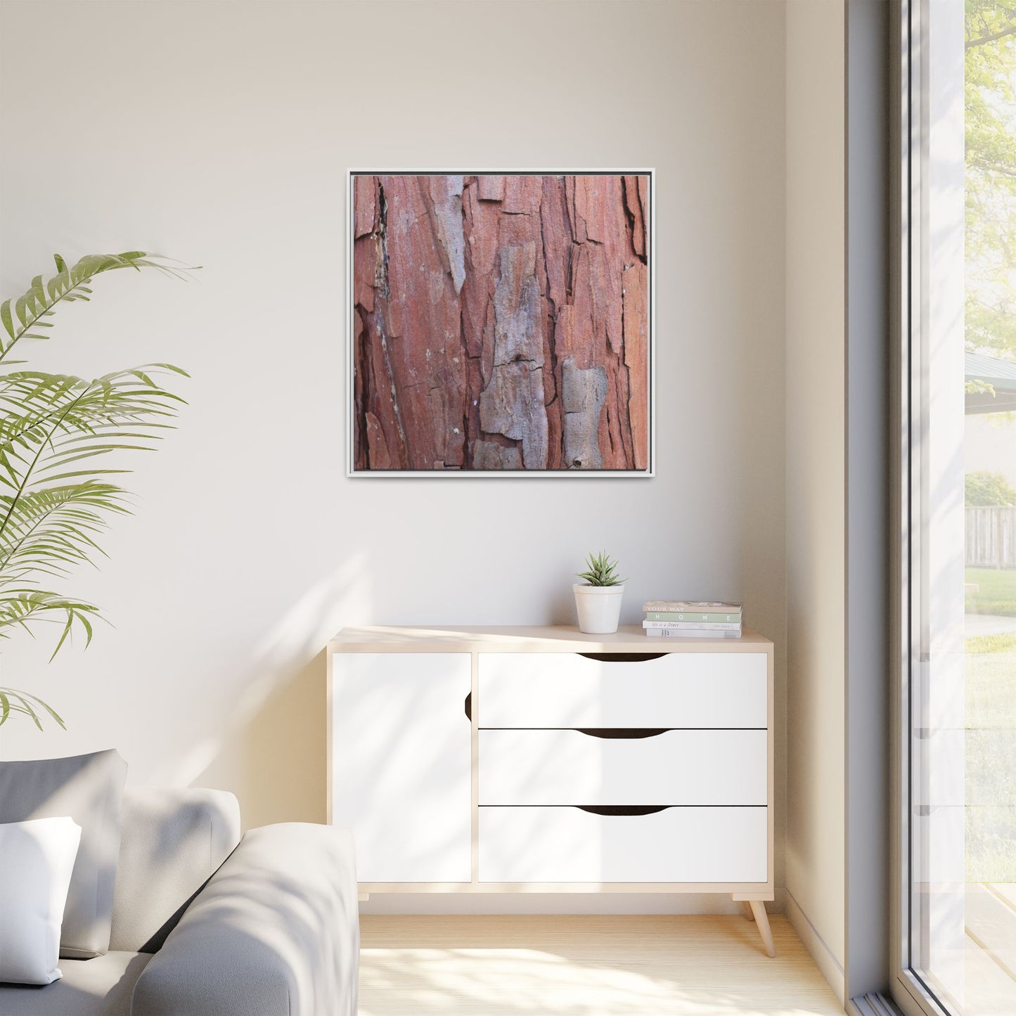 Peeling Bark - Unique Stretched Canvas Wall Art