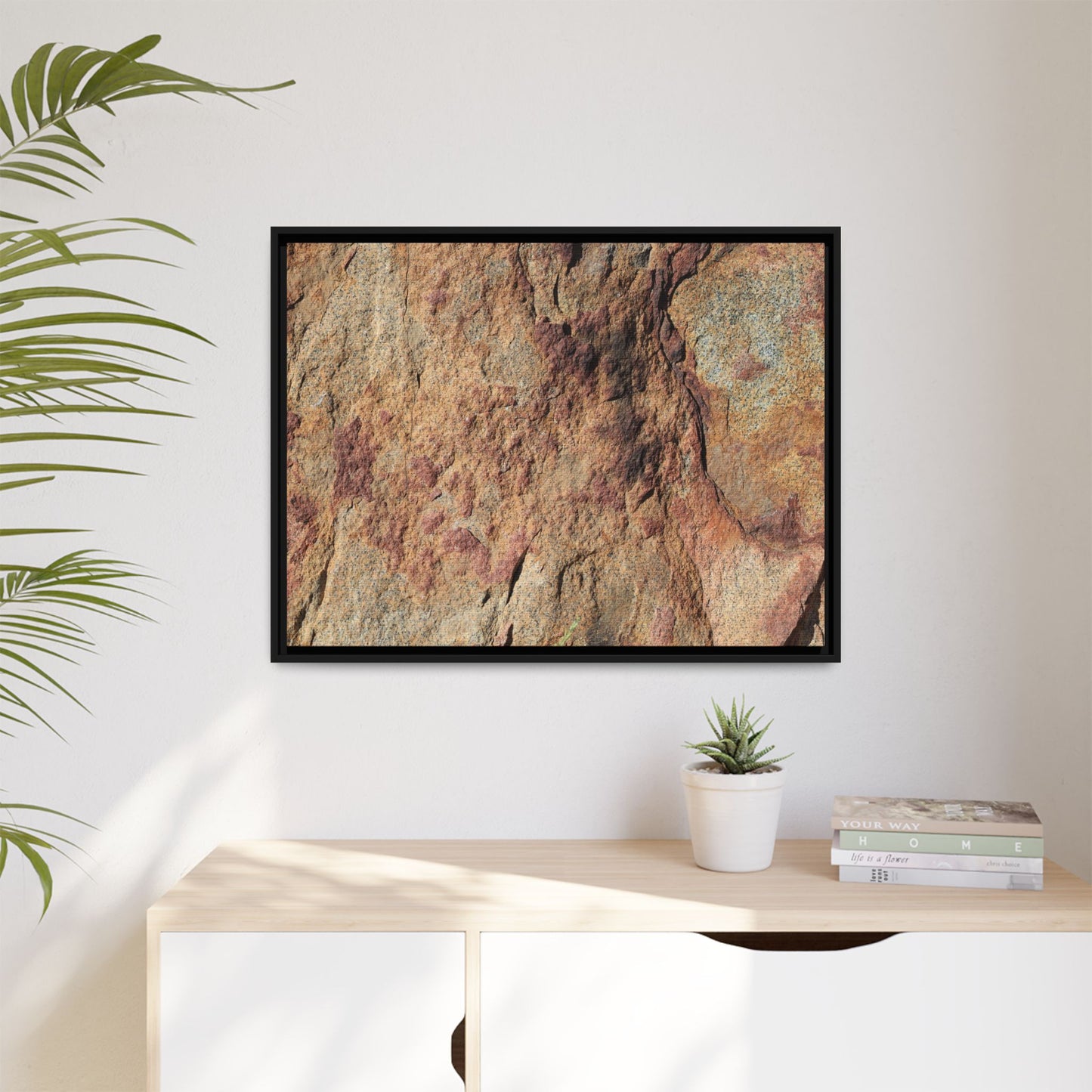Russet Stone - Unique Stretched Canvas Wall Art