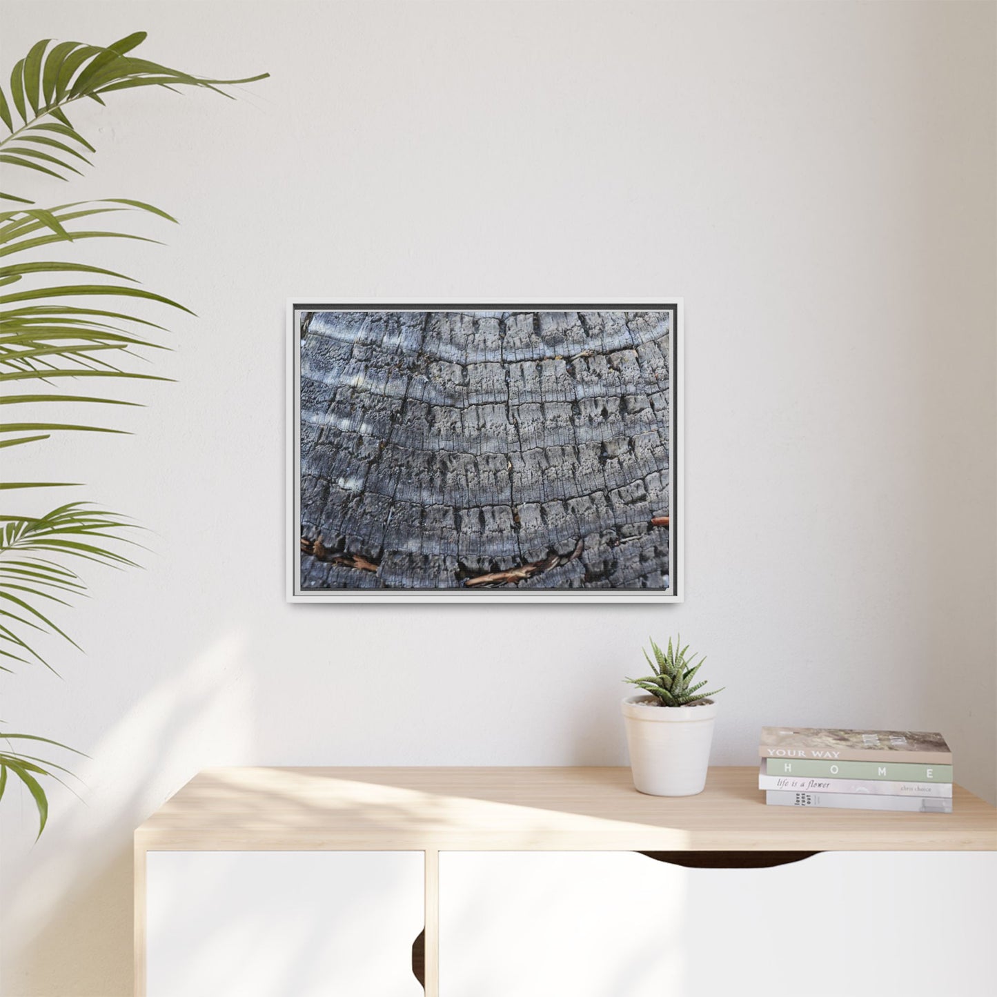 Charred Memories - Unique Stretched Canvas Wall Art