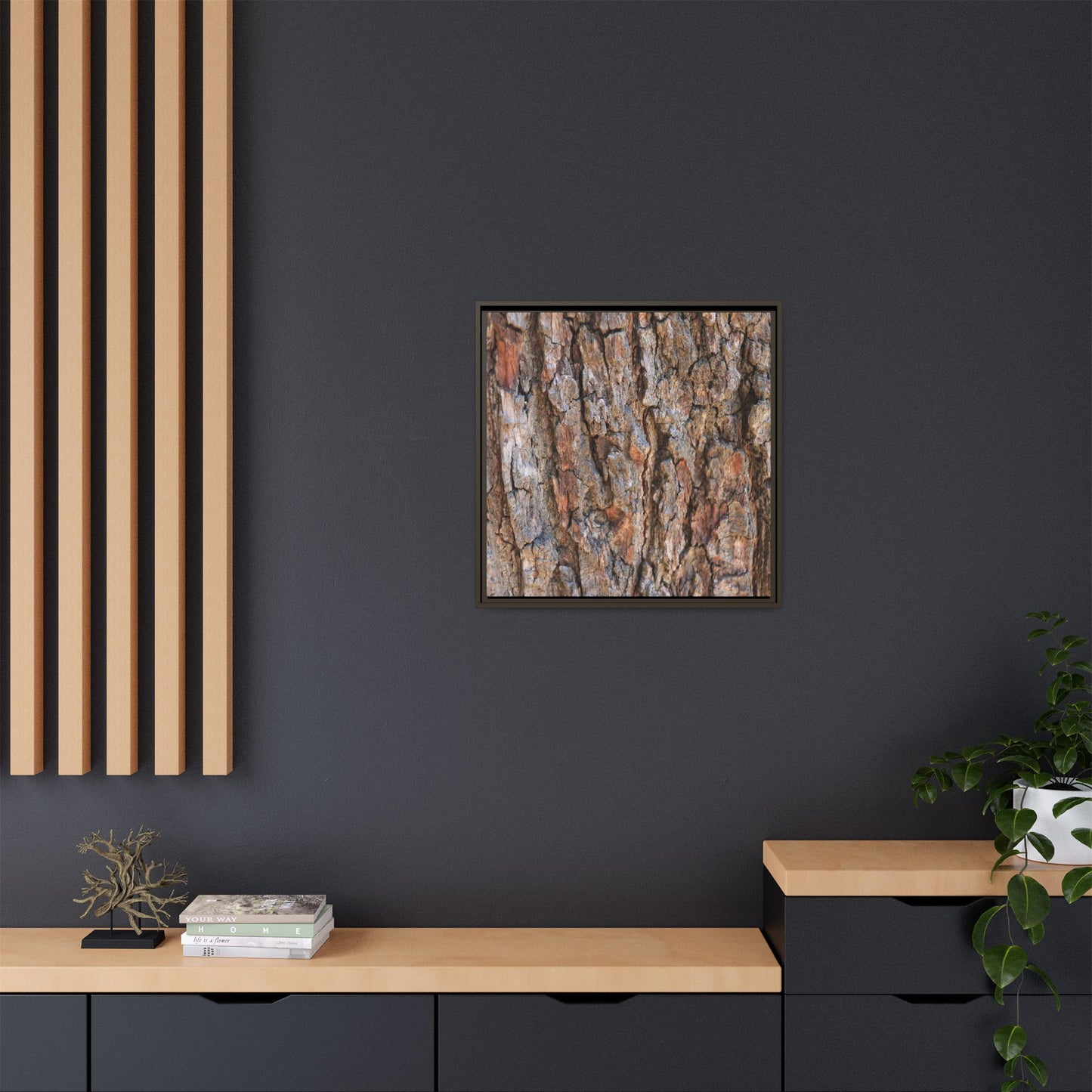 Tree's Timeworn Tale - Unique Stretched Canvas Wall Art