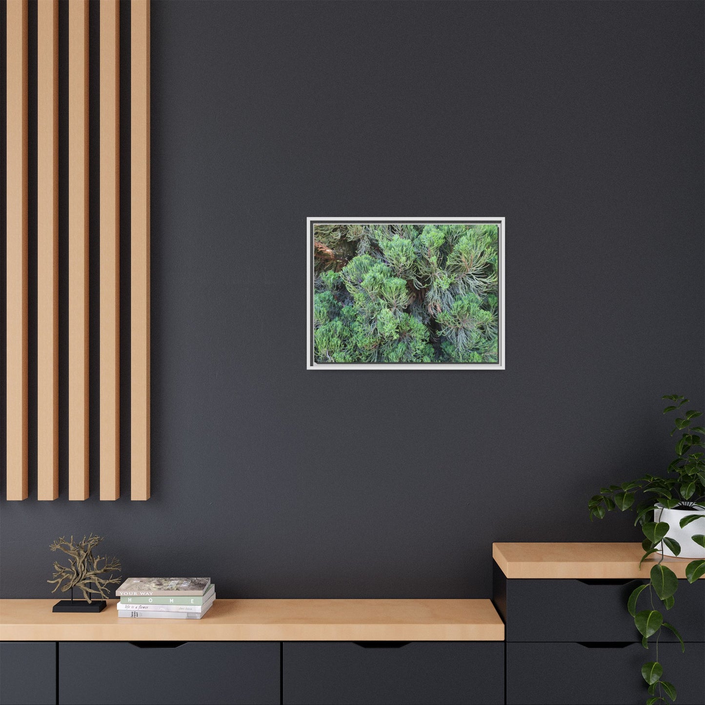 Verdant Whispers - Unique Stretched Canvas Wall Art