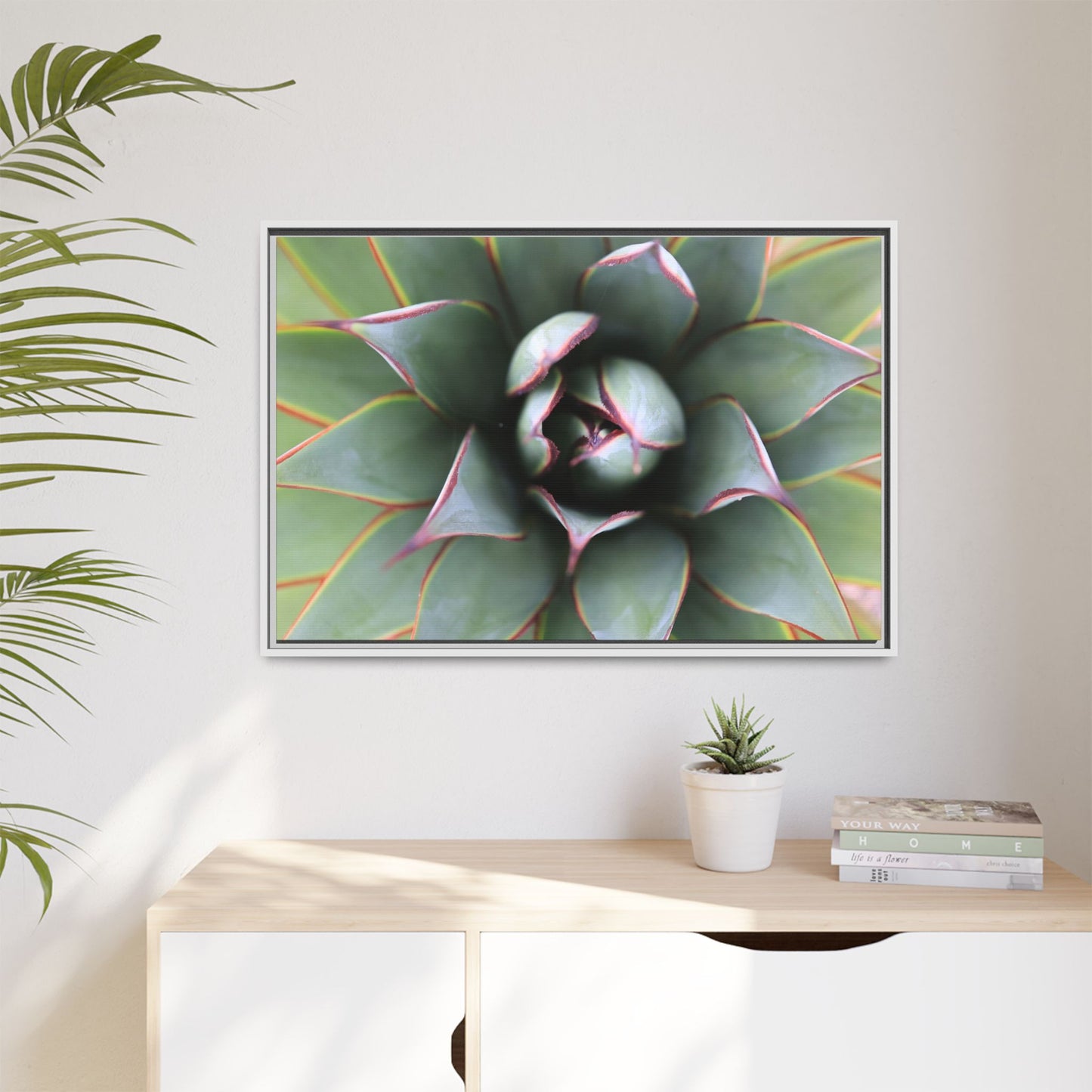 Spiky Elegance - Unique Stretched Canvas Wall Art