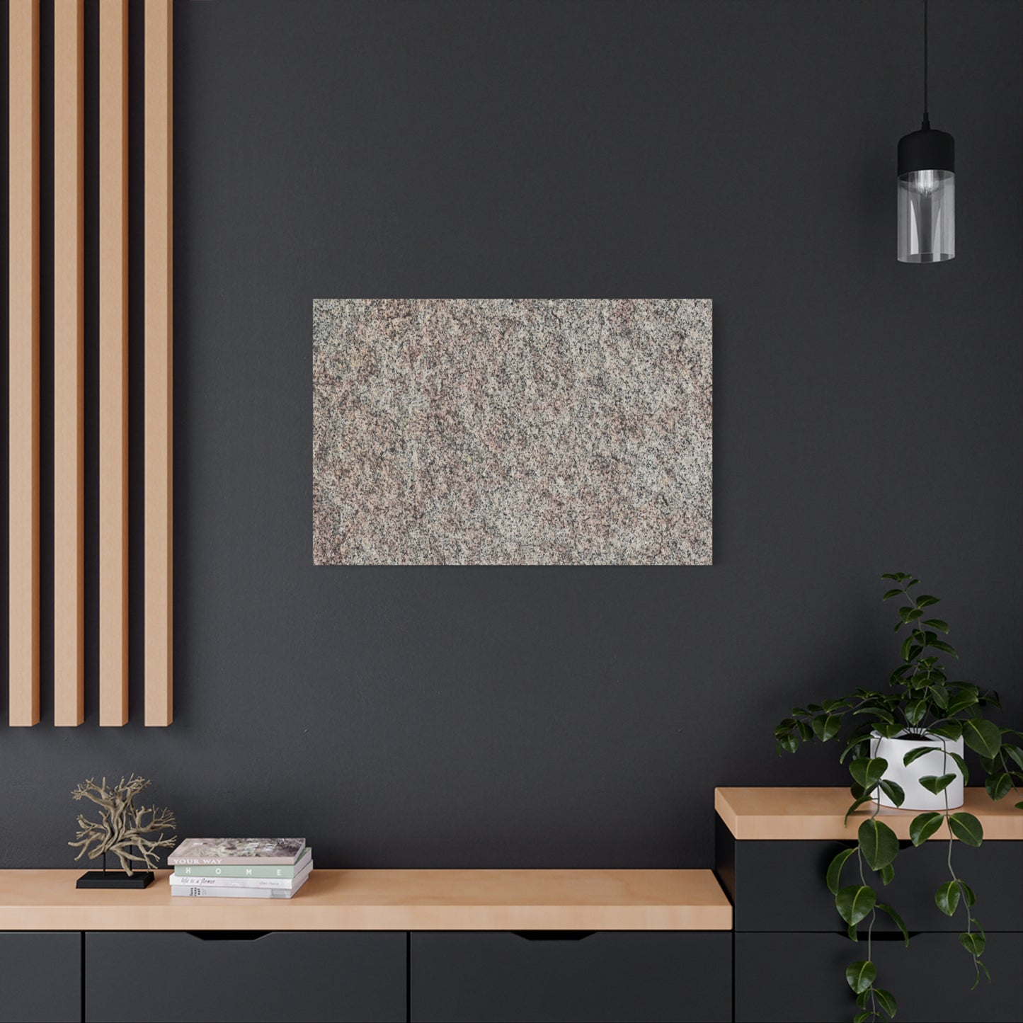 Stone Echoes - Unique Frameless Canvas Wall Art