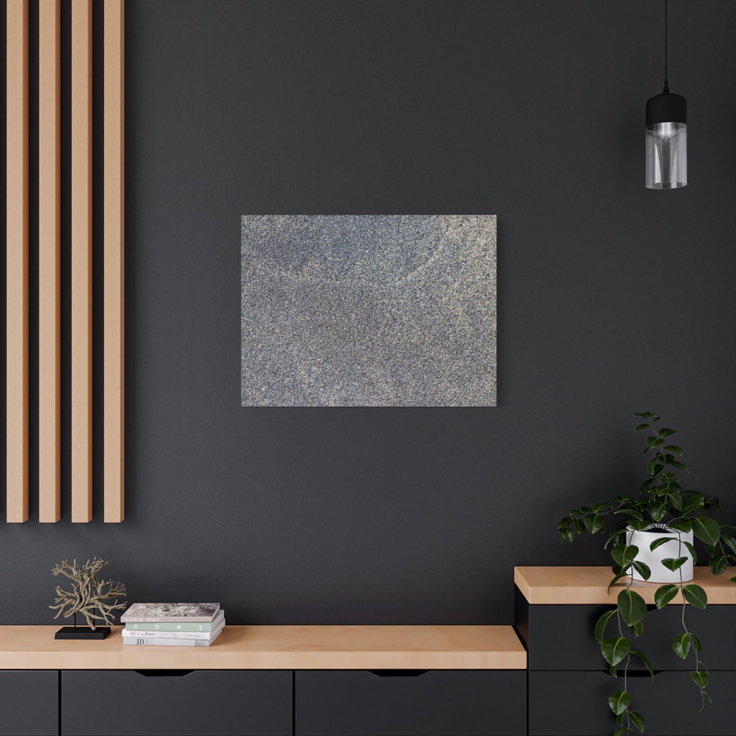 Granite Murmur - Unique Frameless Canvas Wall Art