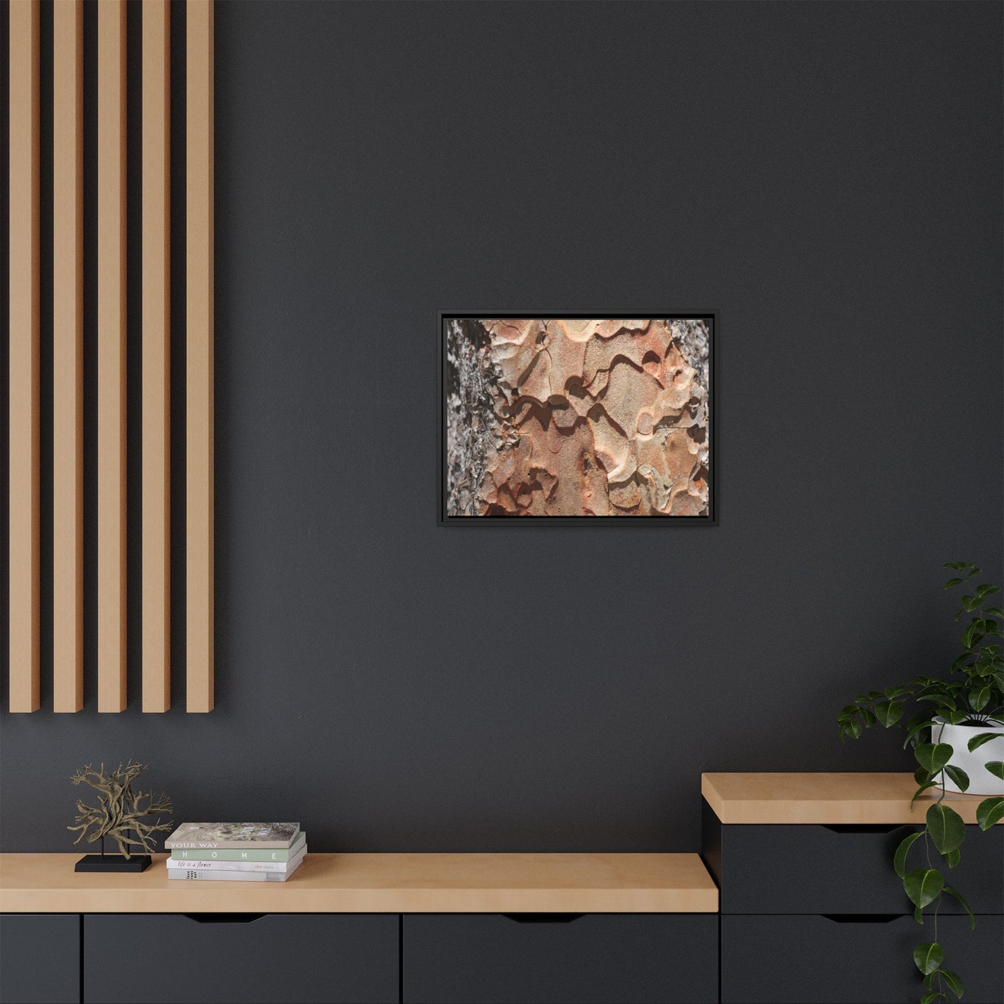 Rust and Stone - Unique Stretched Canvas Wall Art