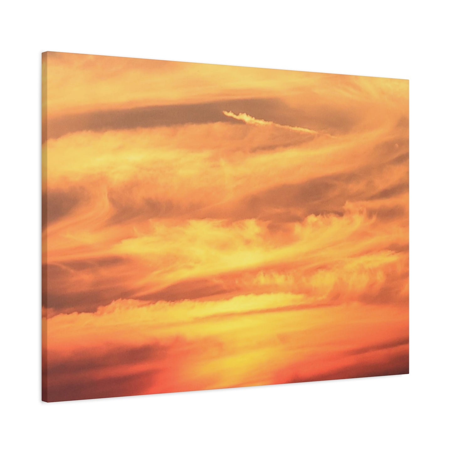 Golden Whispers - Unique Frameless Canvas Wall Art