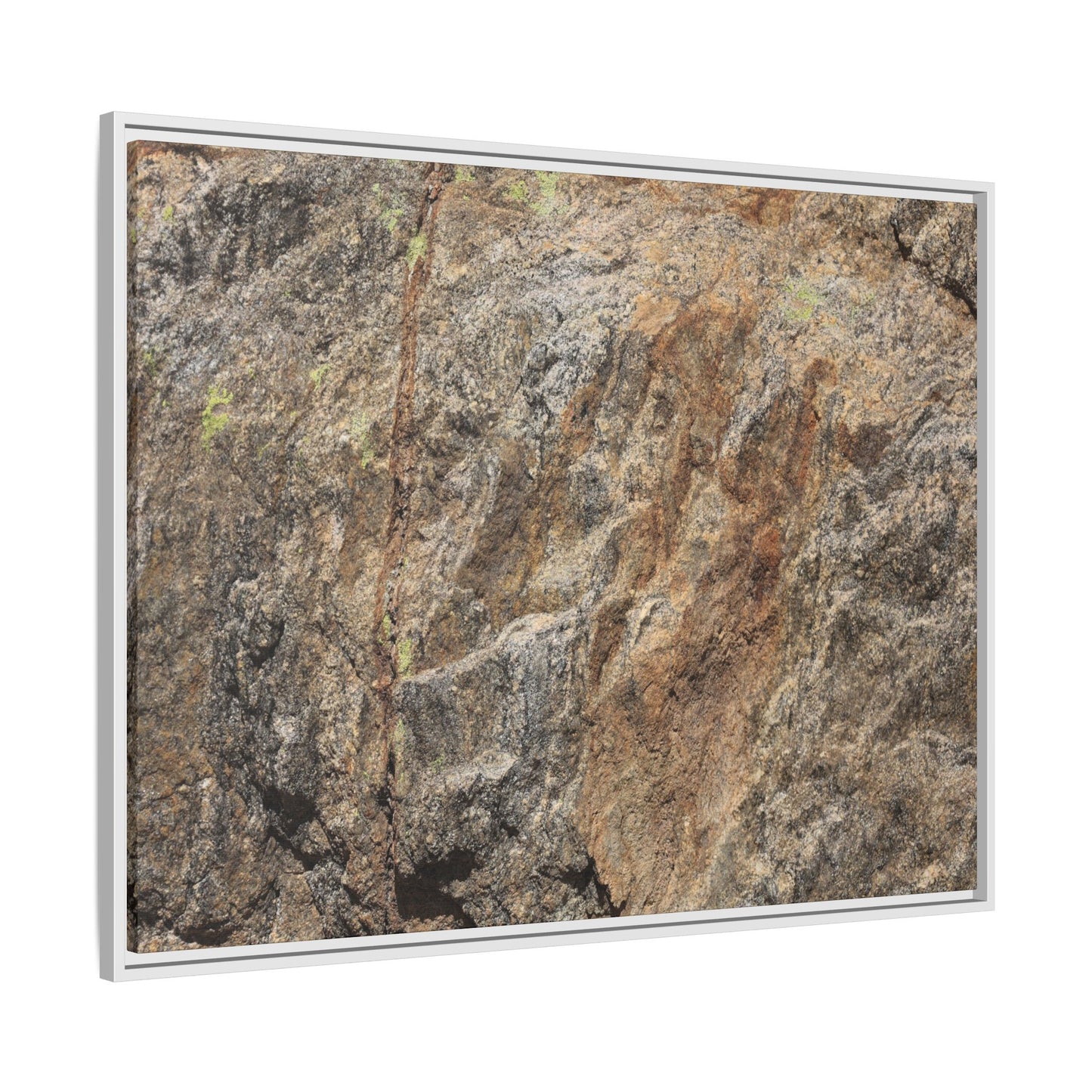 Weathered Rock Formation - Unique Stretched Canvas Wall Art