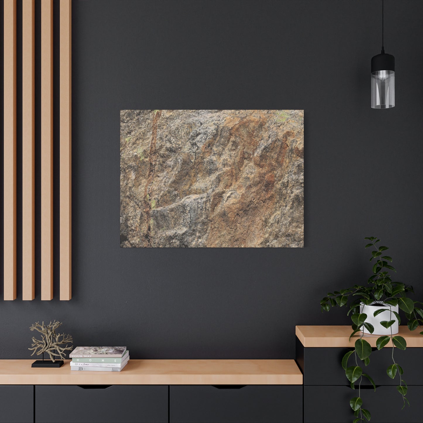Erosion's Palette - Unique Frameless Canvas Wall Art