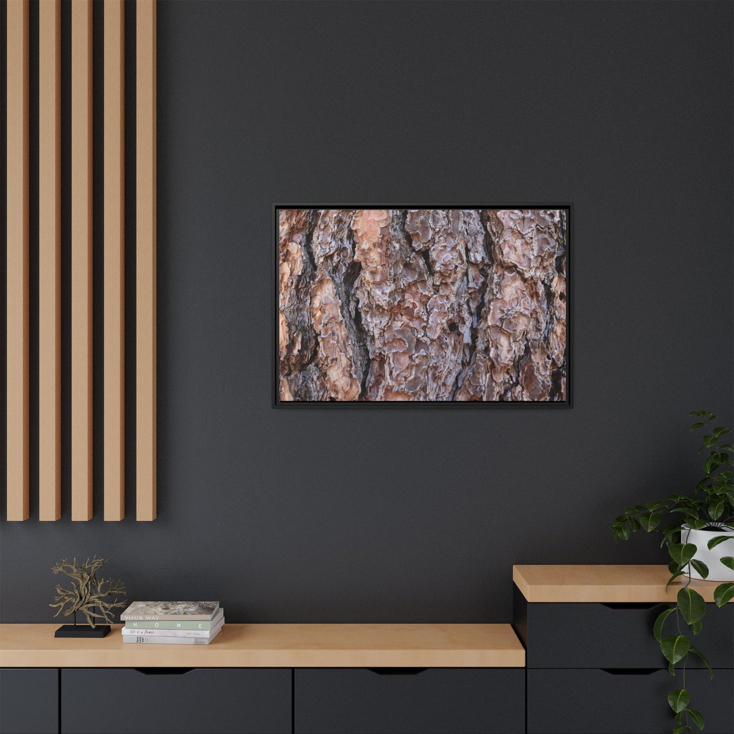Layered Textures - Unique Stretched Canvas Wall Art