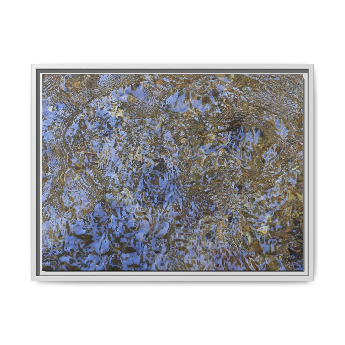Aquatic Reflections - Unique Stretched Canvas Wall Art