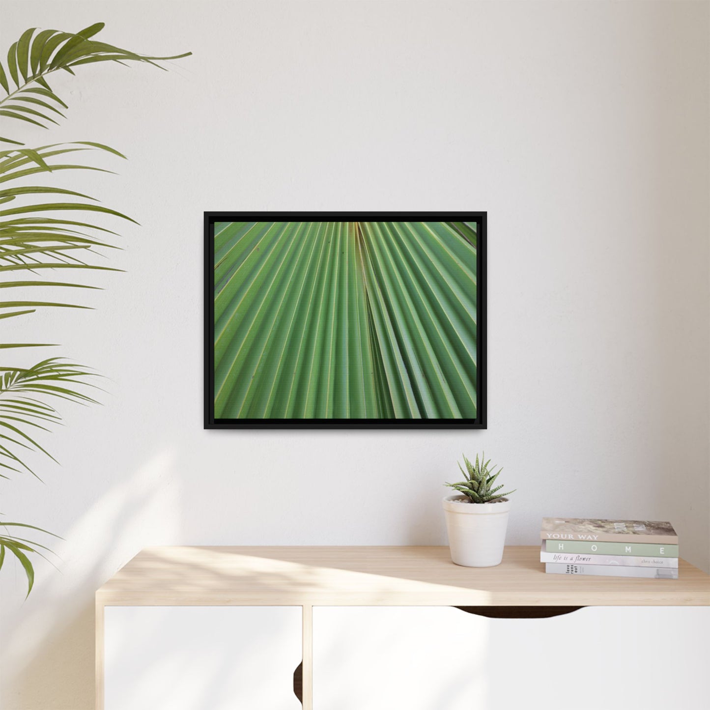 Verdant Veins - Unique Stretched Canvas Wall Art