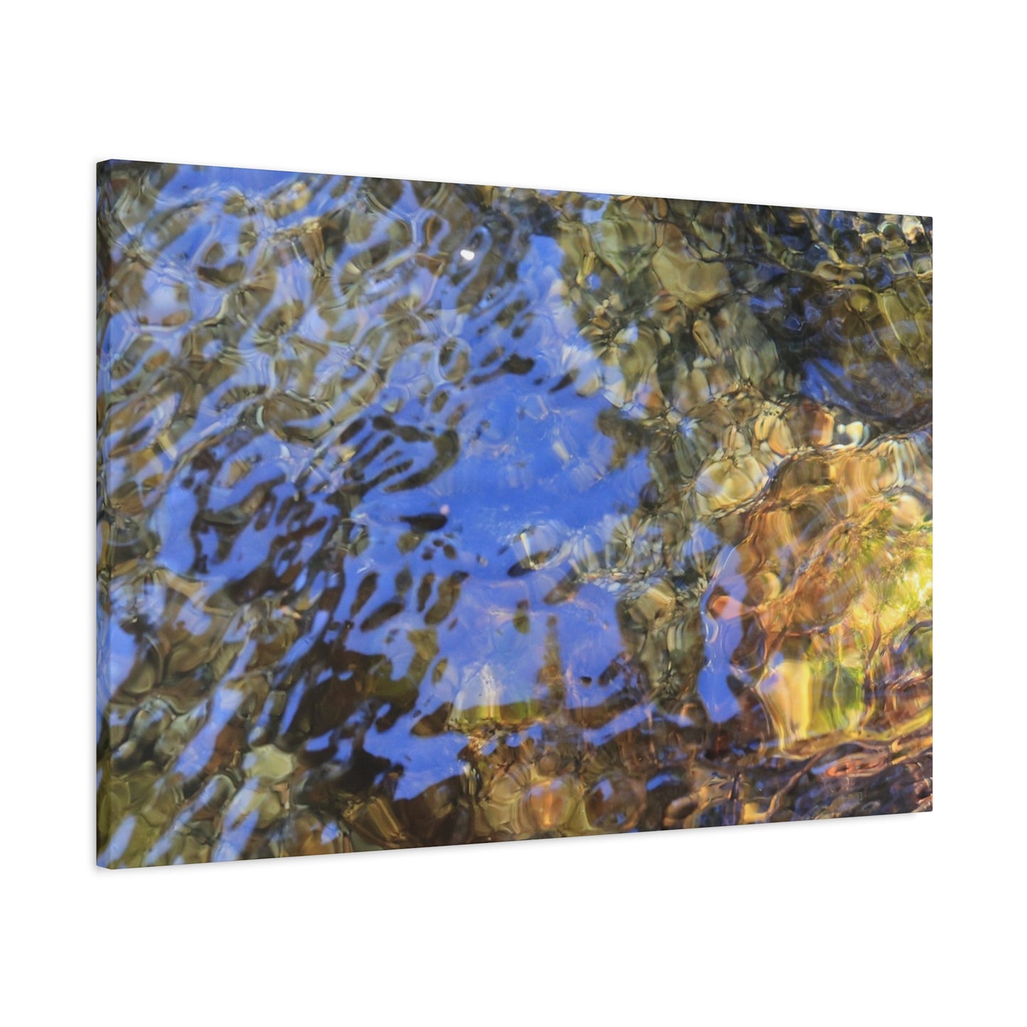 Water's Whisper - Unique Frameless Canvas Wall Art