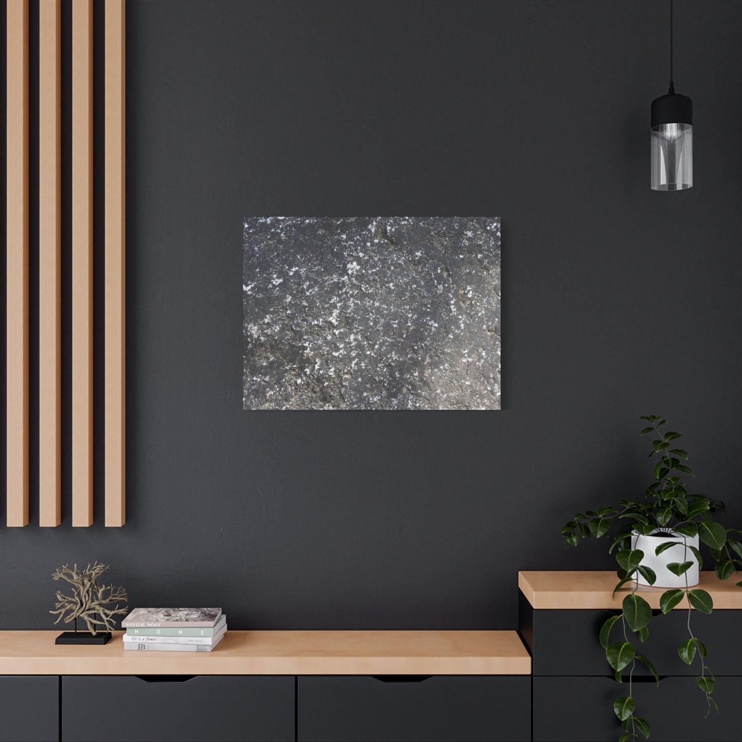 Cosmic Dust Fragments - Unique Frameless Canvas Wall Art