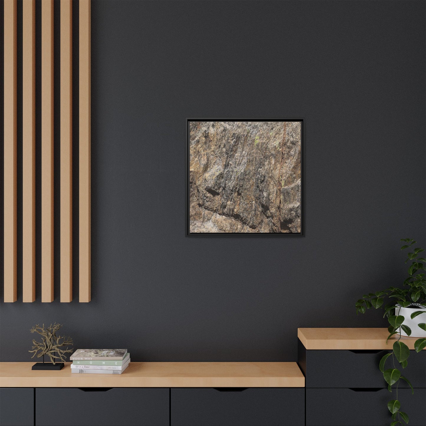 Weathered Time - Unique Stretched Canvas Wall Art