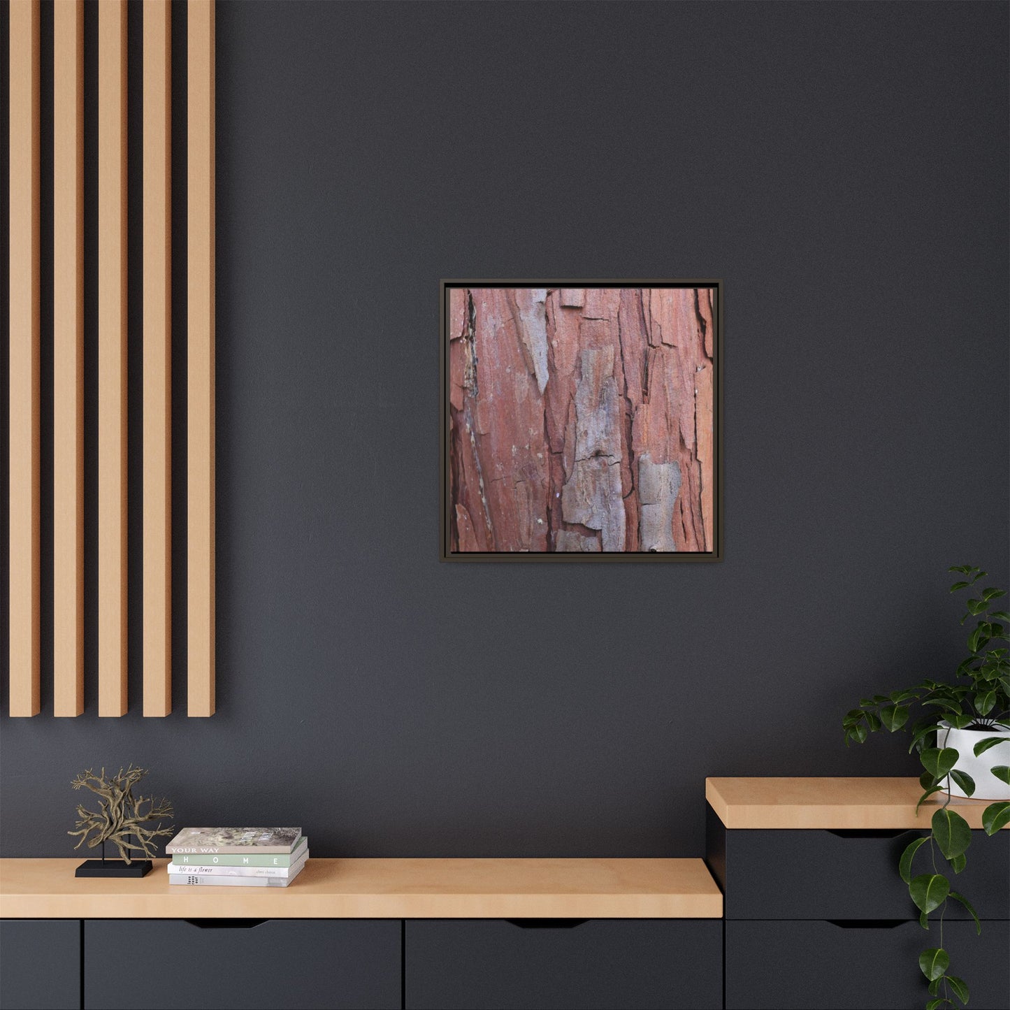 Peeling Bark - Unique Stretched Canvas Wall Art