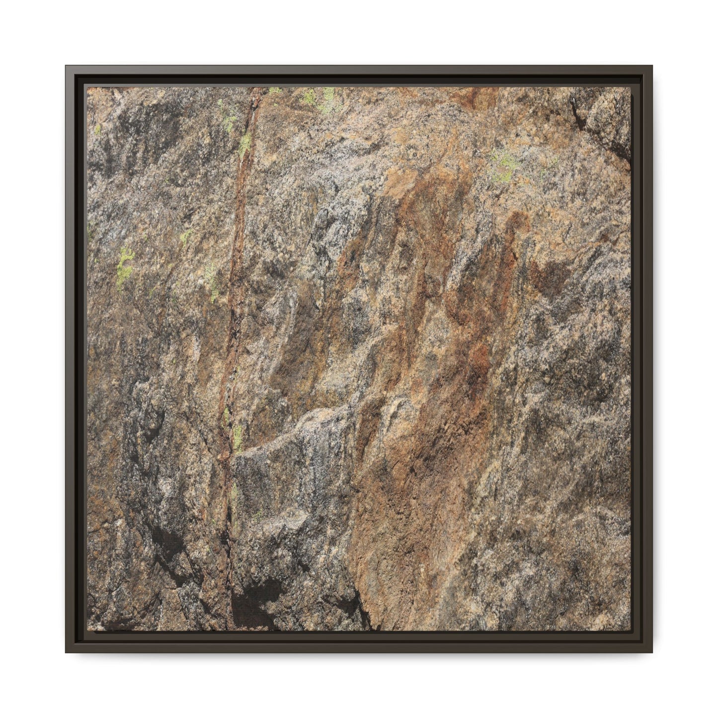 Weathered Rock Formation - Unique Stretched Canvas Wall Art