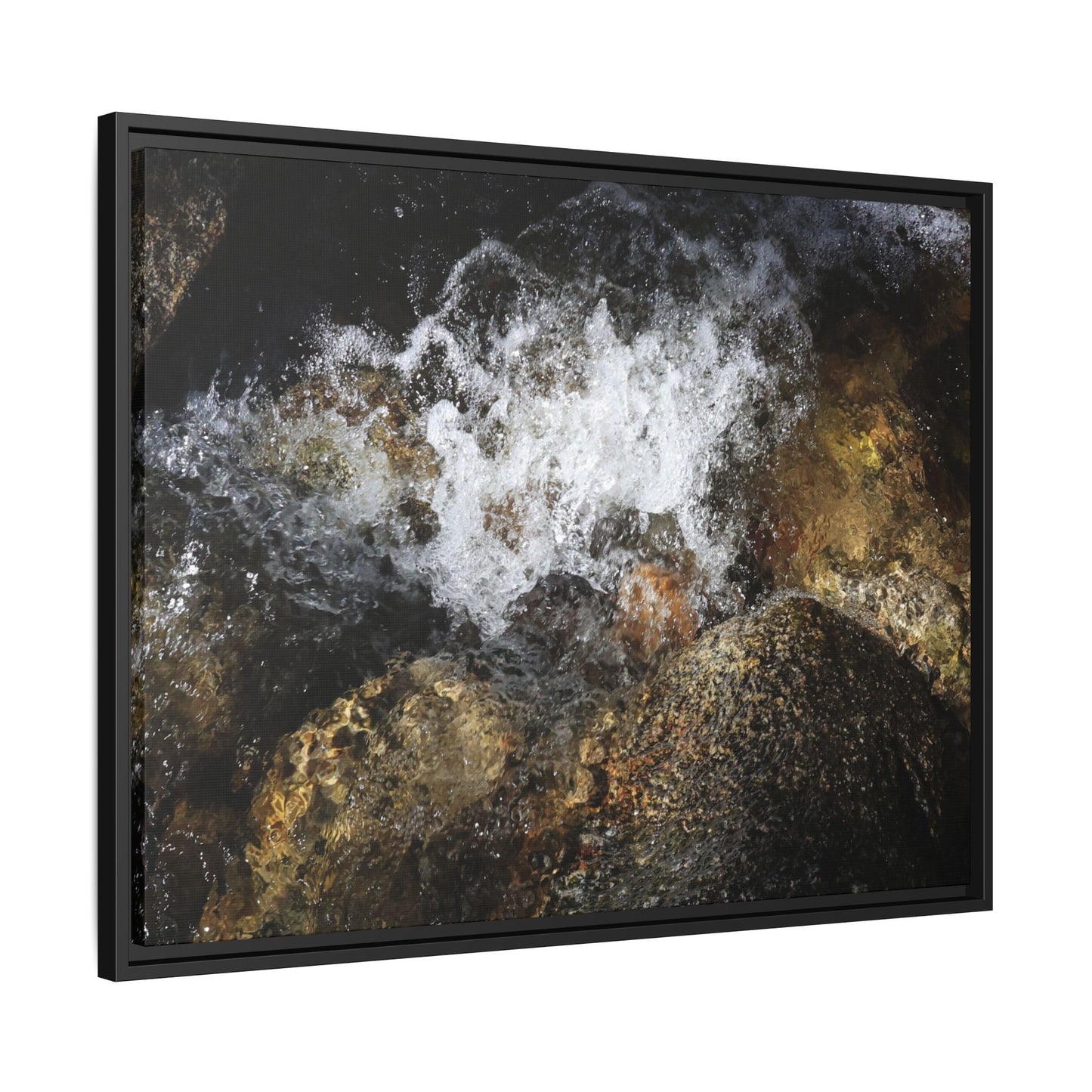 Cascading Momentum - Unique Stretched Canvas Wall Art