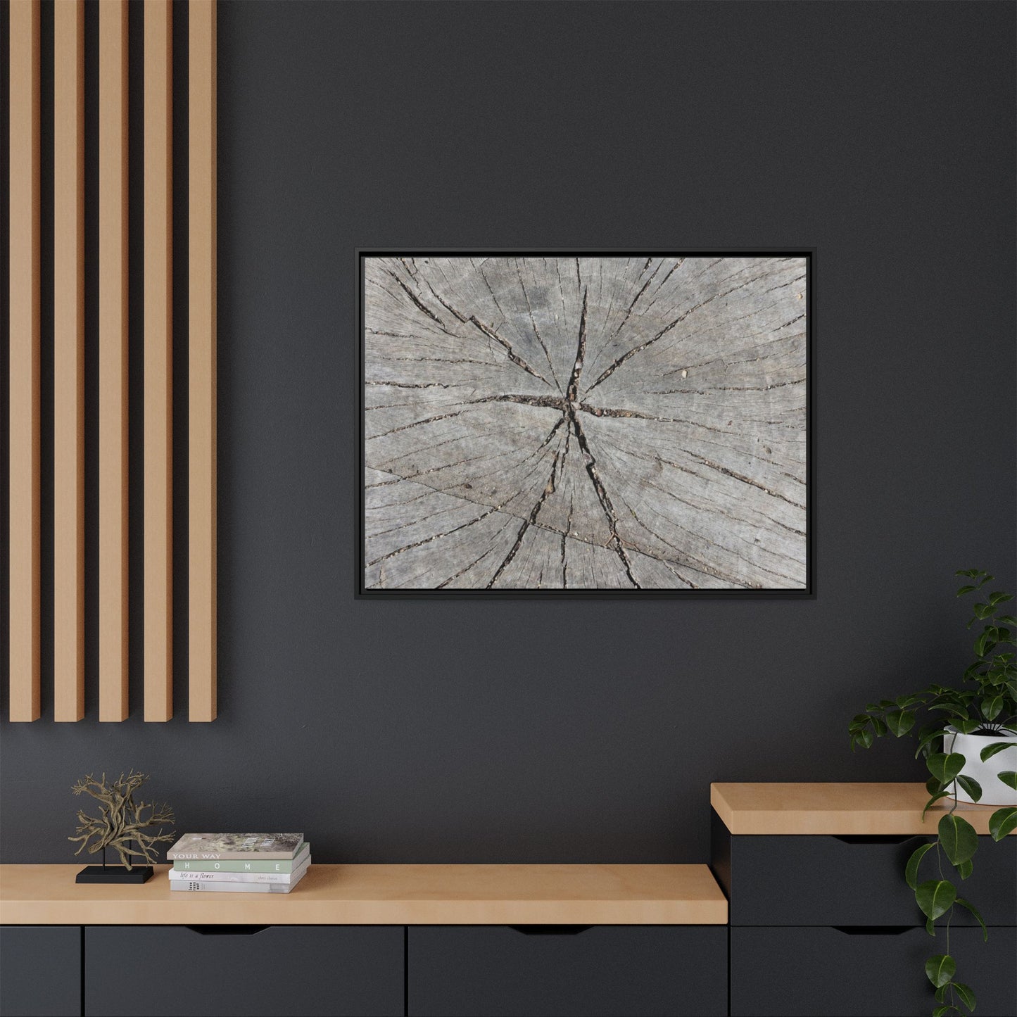 Fractured Memories - Unique Stretched Canvas Wall Art