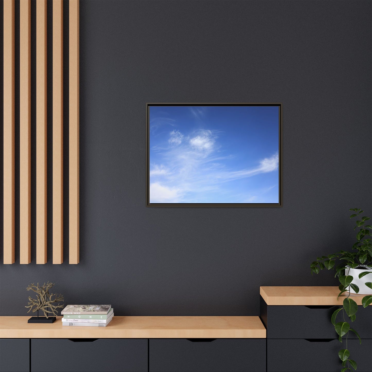 Blue Serenity - Unique Stretched Canvas Wall Art