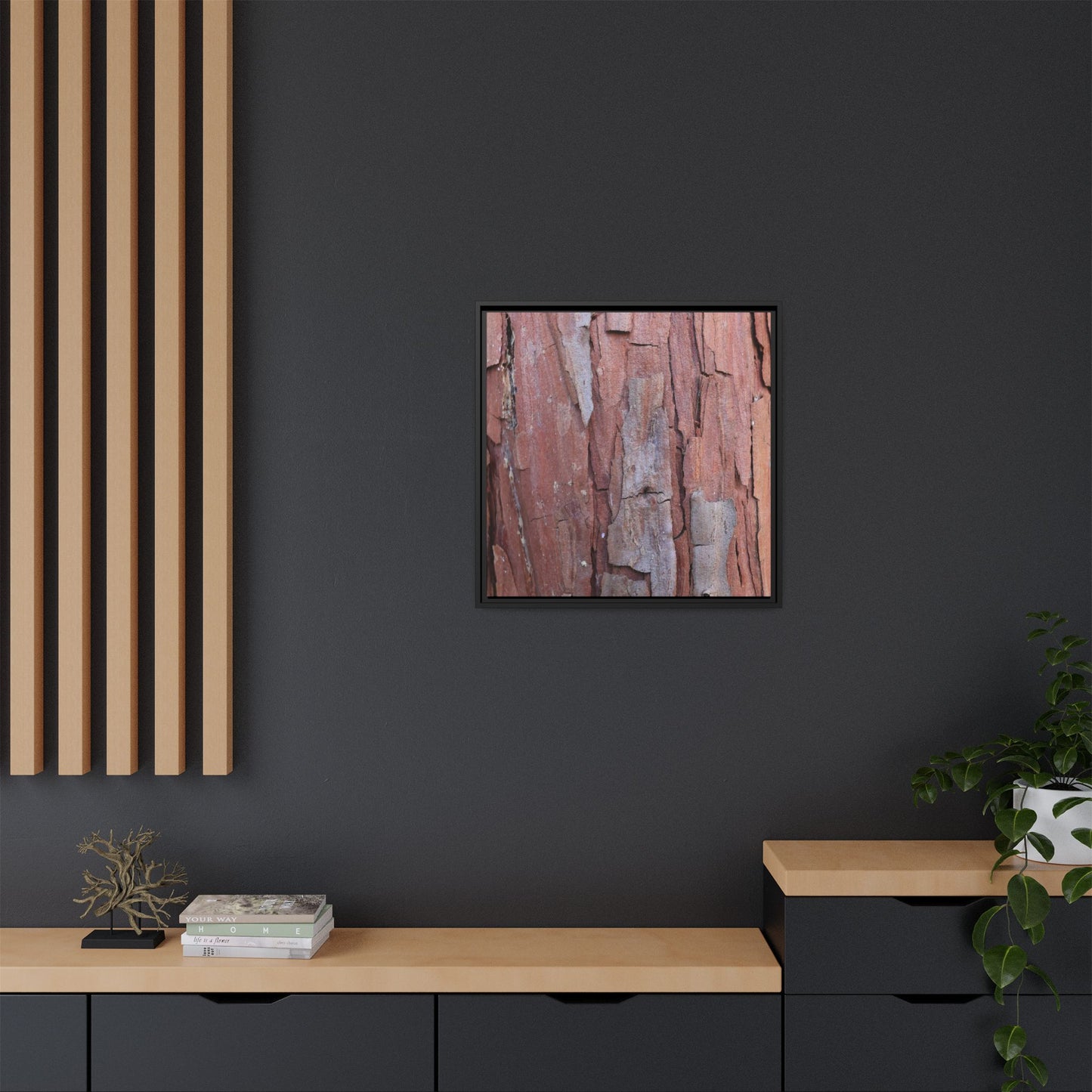 Peeling Bark - Unique Stretched Canvas Wall Art