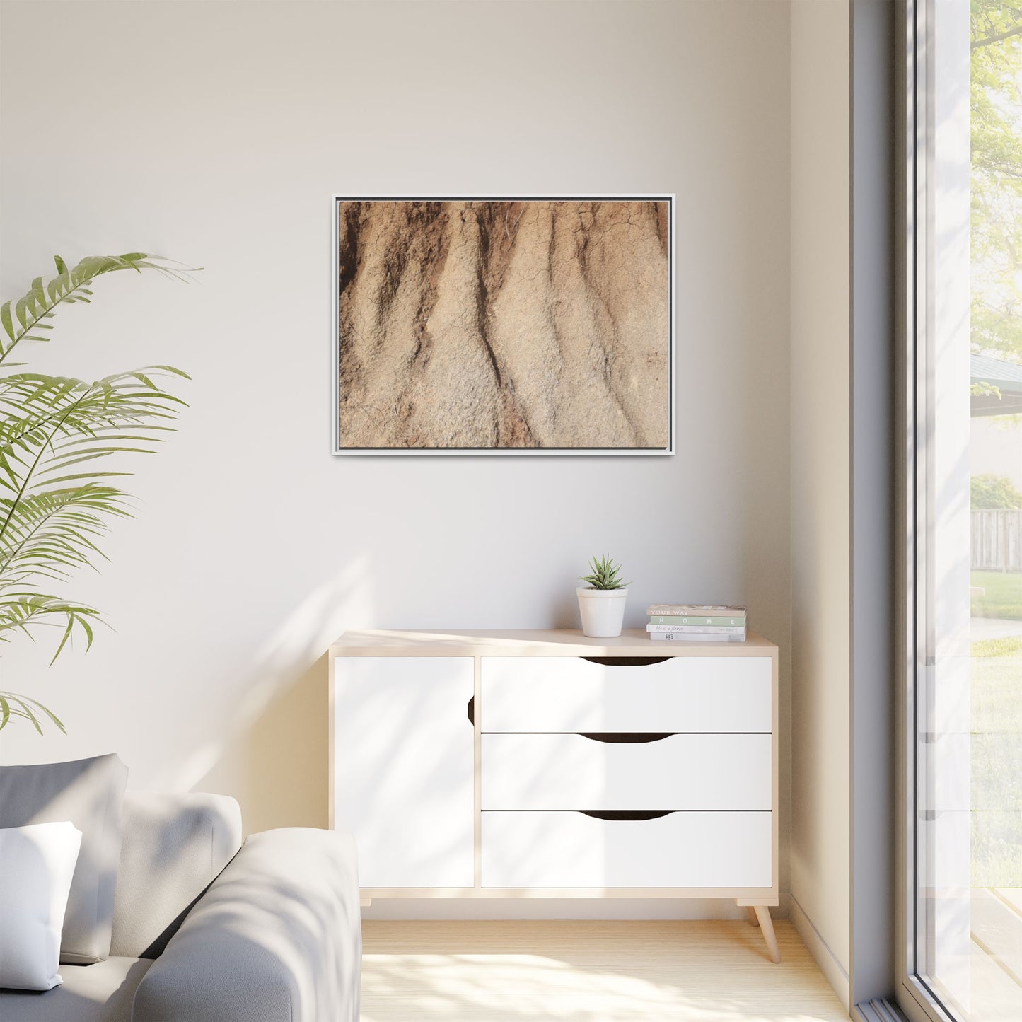 Eroded Canyon Walls - Unique Stretched Canvas Wall Art