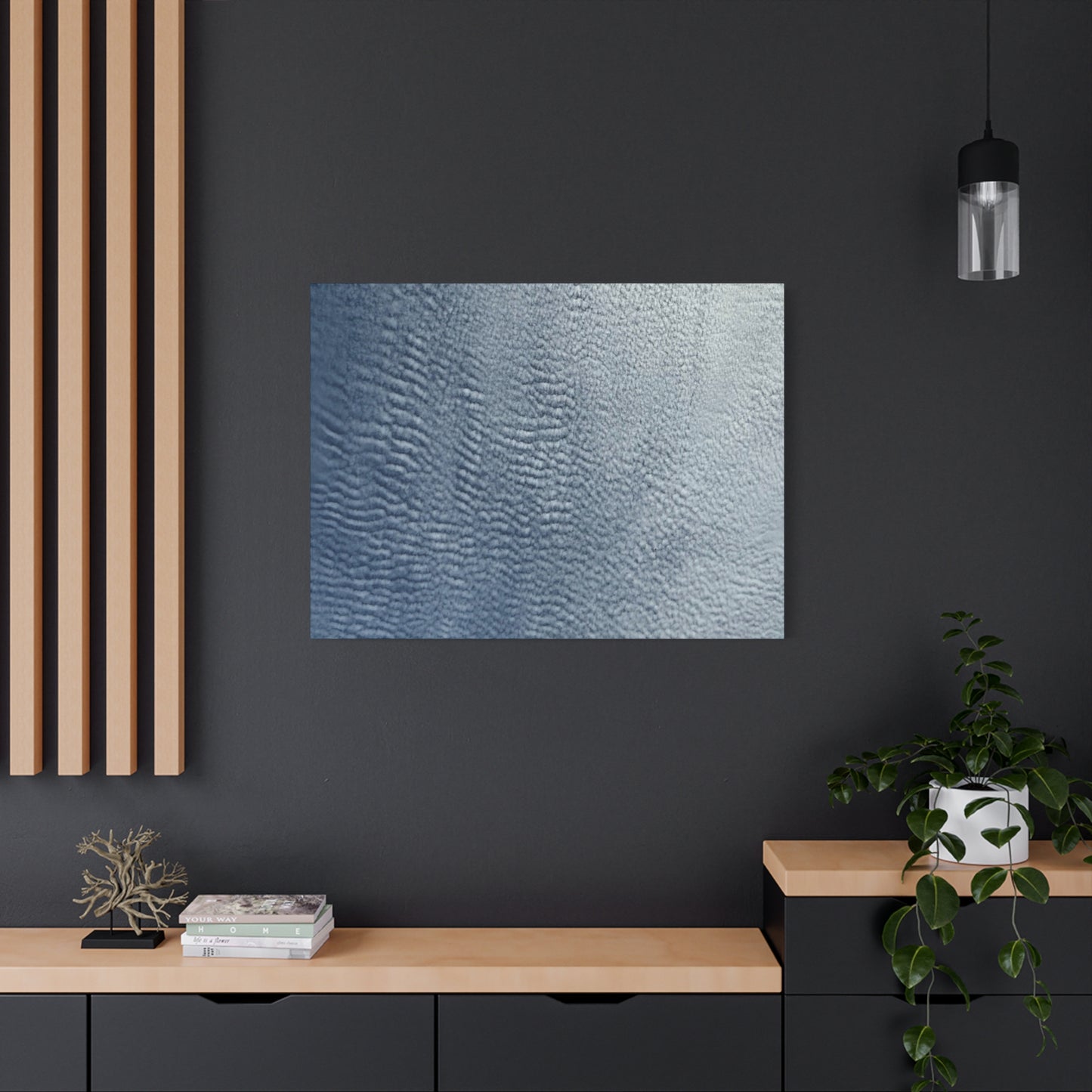 Whispers of Frost - Unique Frameless Canvas Wall Art