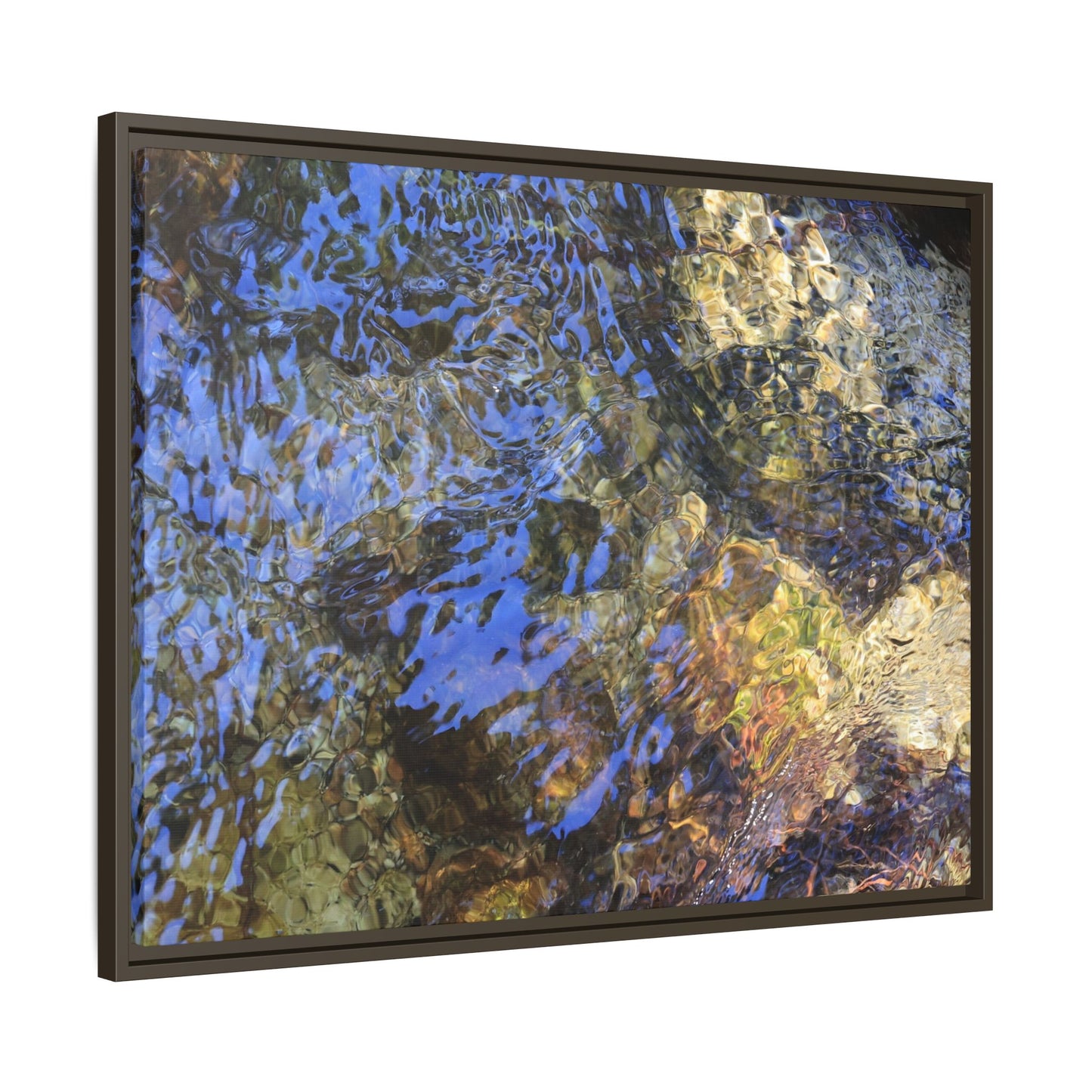 Aquatic Kaleidoscope - Unique Stretched Canvas Wall Art
