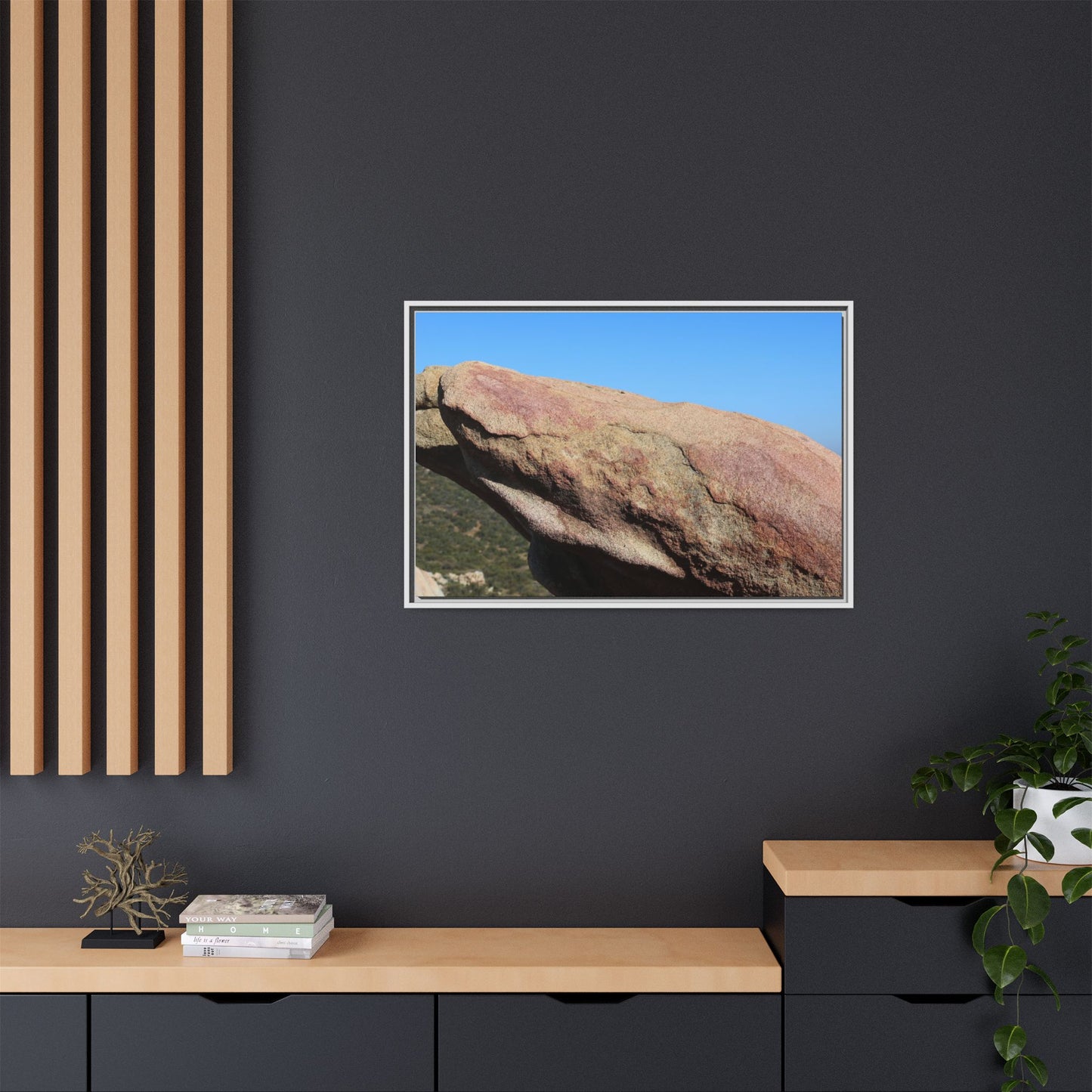 Sleeping Stone - Unique Stretched Canvas Wall Art