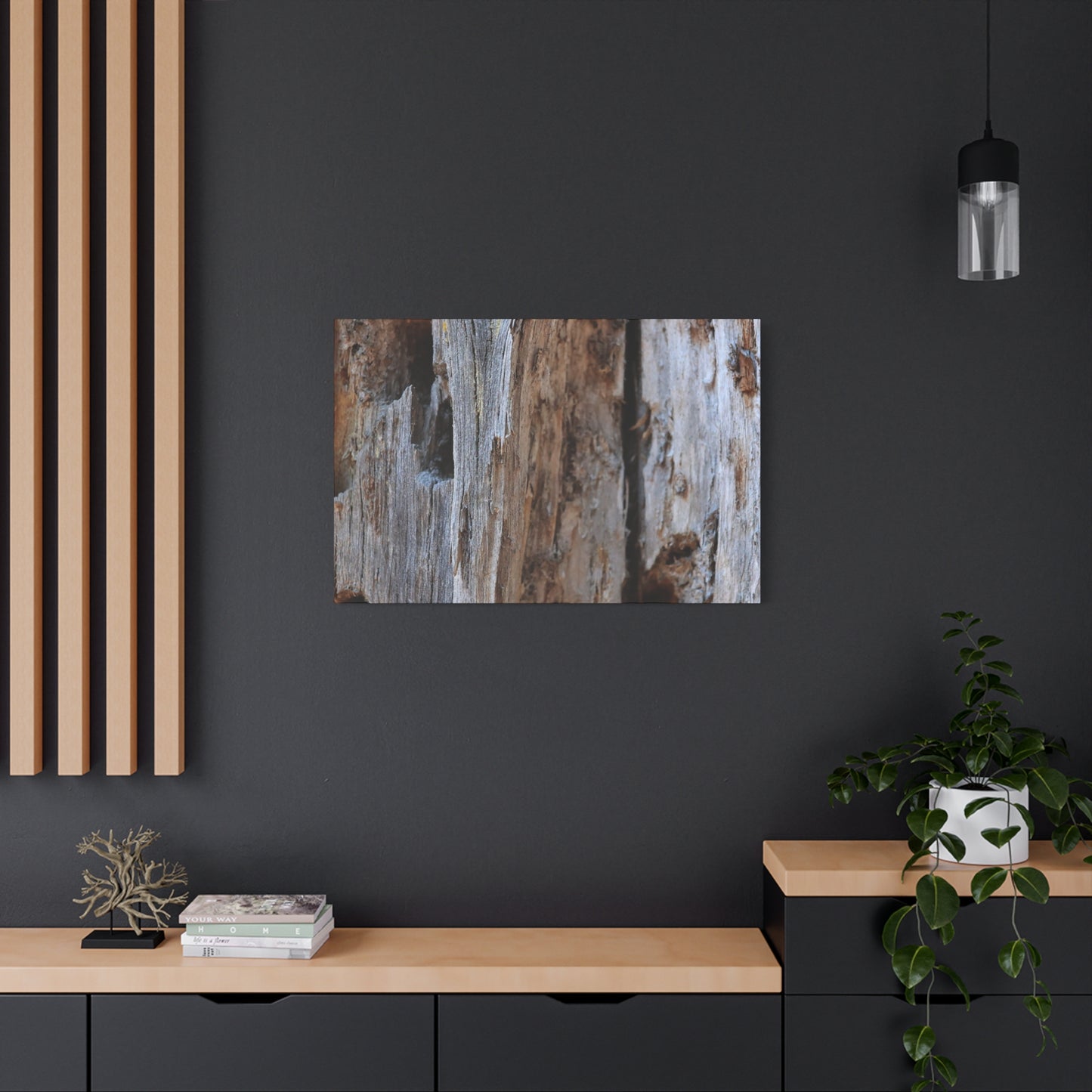 Timber Tapestry - Unique Frameless Canvas Wall Art