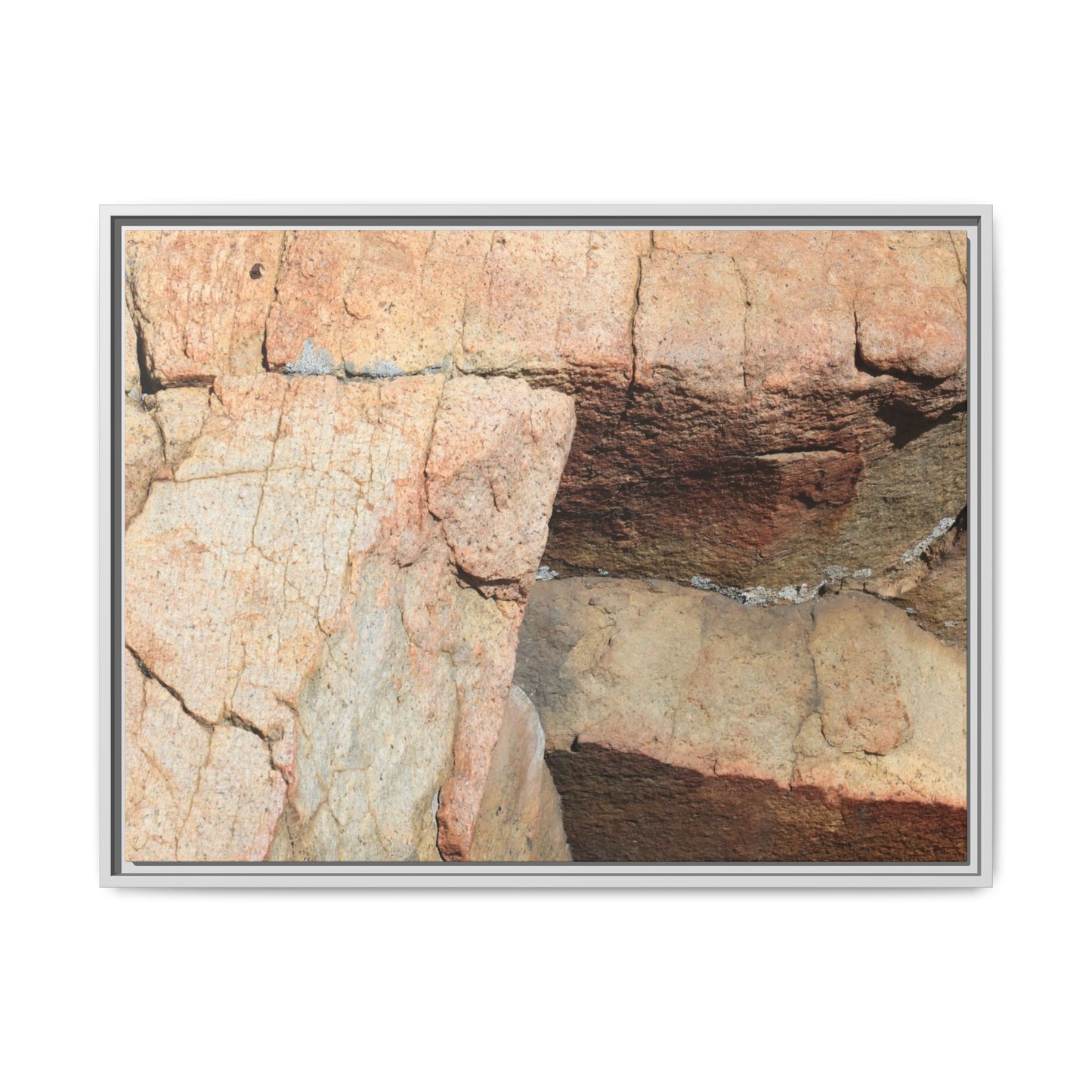 Fractured Stone - Unique Stretched Canvas Wall Art