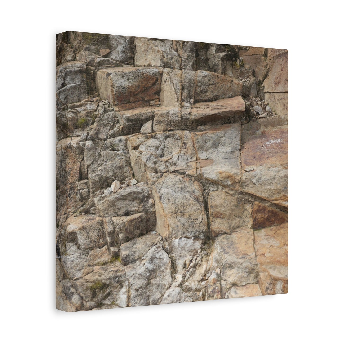 Stone Memories - Unique Frameless Canvas Wall Art