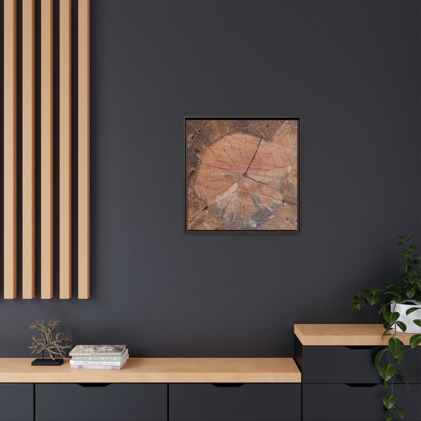 Concentric Memories - Unique Stretched Canvas Wall Art